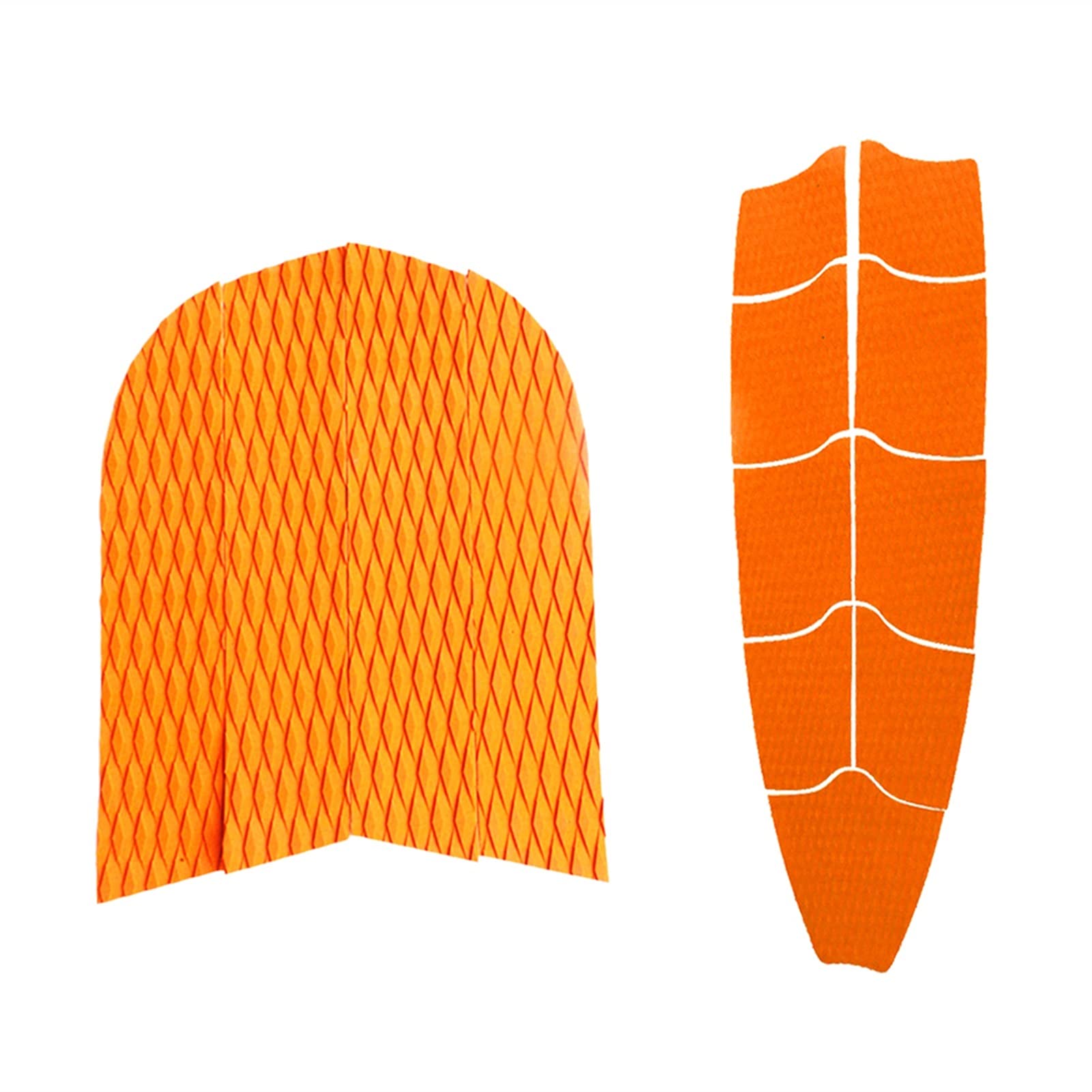 Non-Slip Surf Traction Pad, Full Deck Paddleboard 9 Board+4 Dog Traction Pads, Orange Diamond