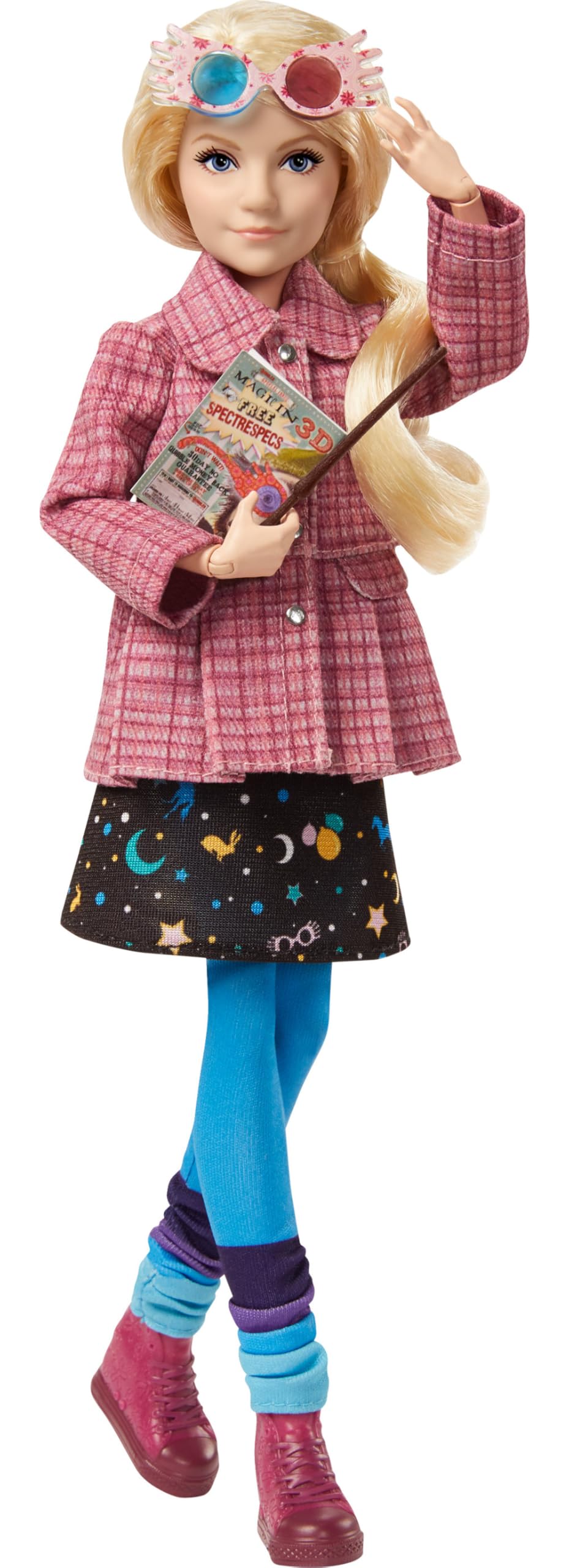 Harry Potter Collectible Toy, Luna Lovegood Doll & Accessories, Signature Look with Quibbler & Spectrespecs