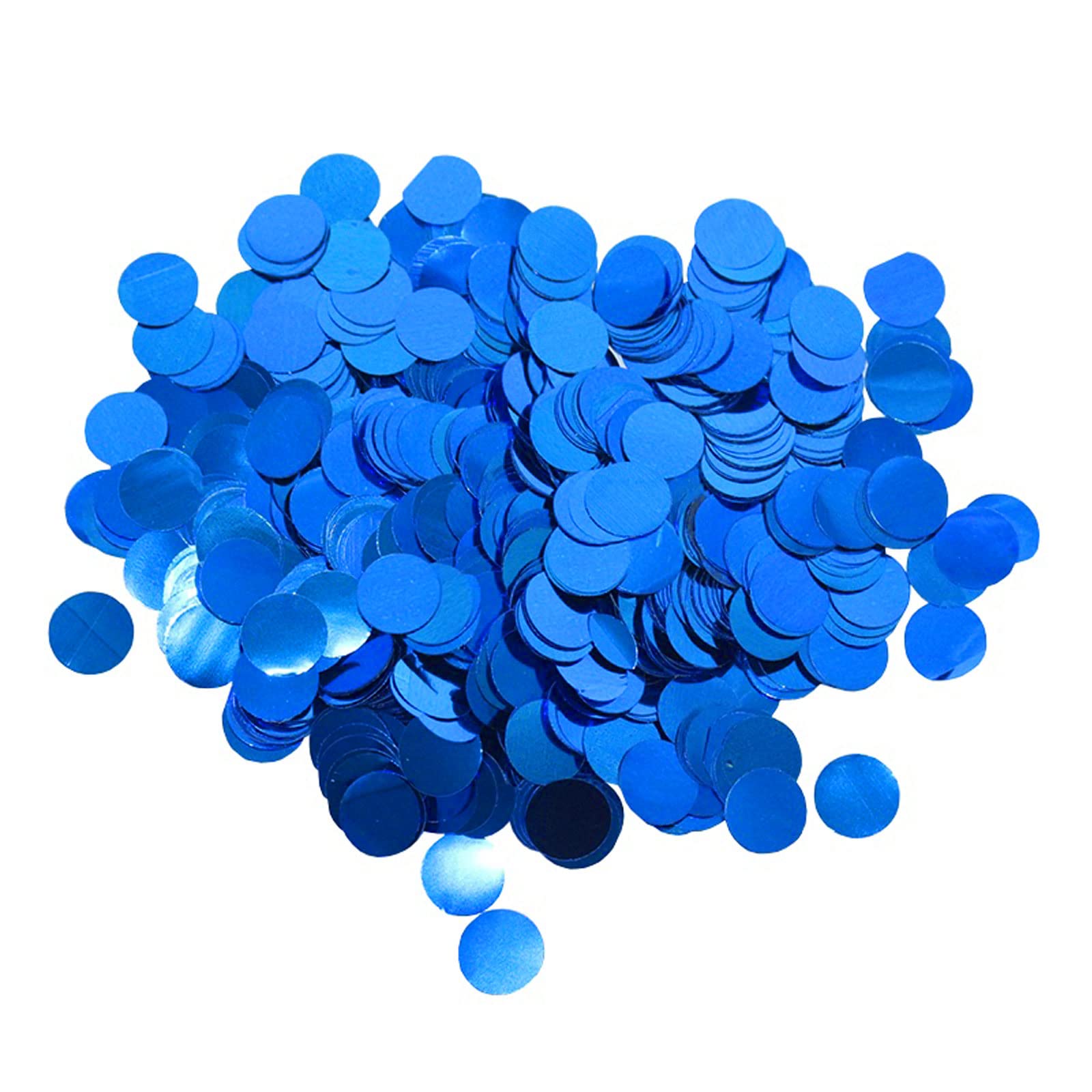 Tim&Lin Blue Foil Confetti, Round Dots Glitter Table Confetti, Sparkling for Party Decorations (50 g)