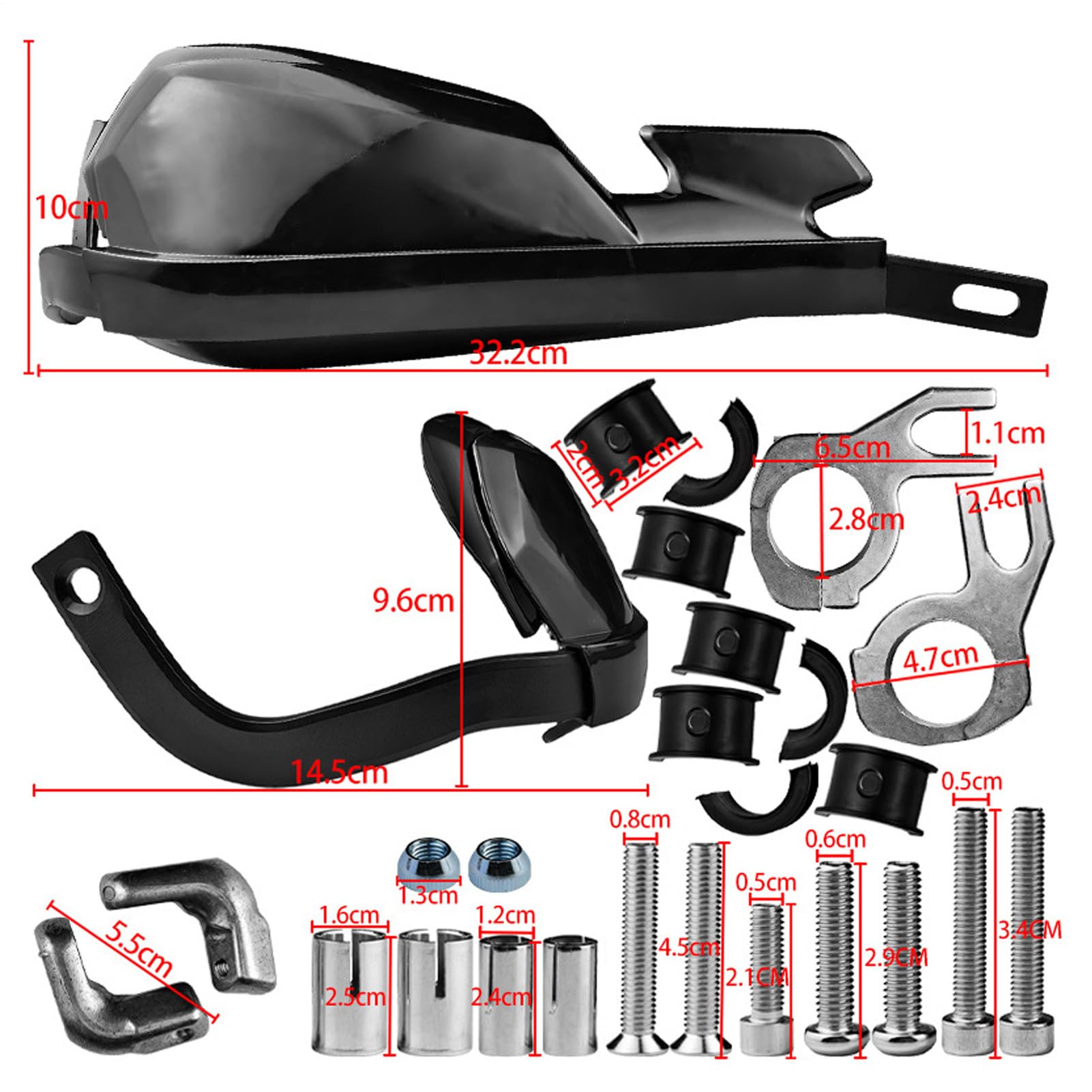 Garde-Mains pour Motos Tout-Terrain Accessoires Antivents A Couverture