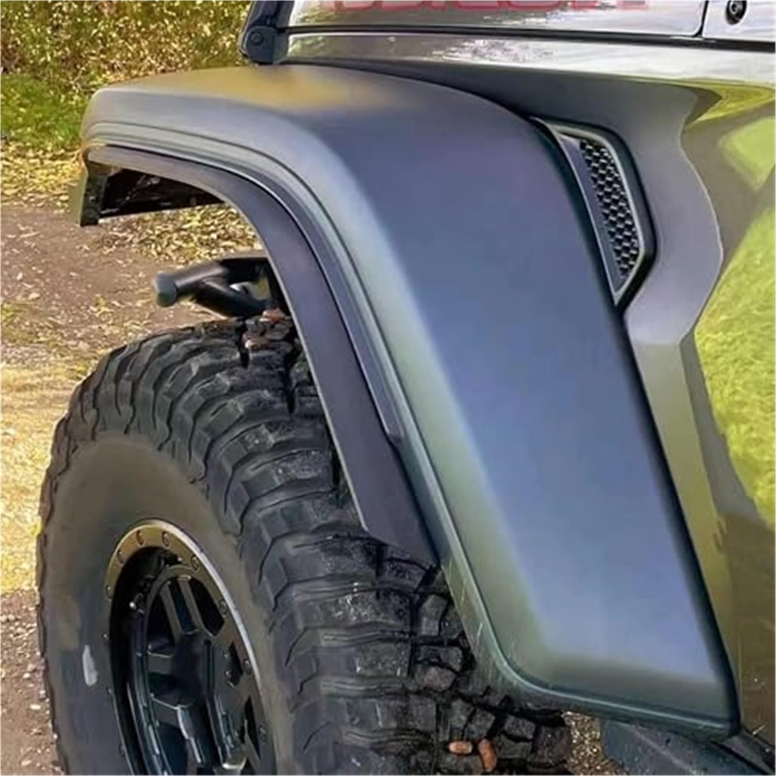 Dla Jeep, Wrangler JL 2018-2023 nadkola samochodu poszerzyć wykończenia błotniki koła brwi szerszy pasek przedłużający Osłony błotników samochodowych(HIGHER FENDER)