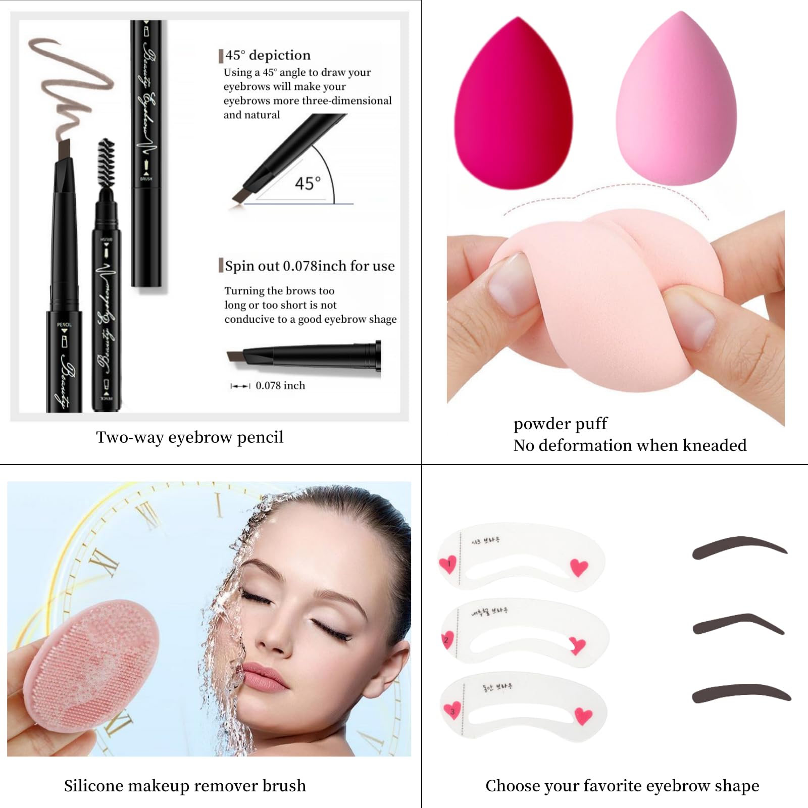 All-in-One-Make-up-Set für Teenager und Mädchen, komplettes Anfänger-Make-up-Geschenk-Set mit Lidschatten-Palette, Foundation und Lipgloss, Make-up-Set für Kinder von 6–12 und 12–18 Jahren