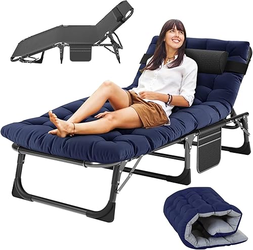 Slsy Sillas plegables al aire libre, silla de cuna ajustable, cama plegable portátil, tumbona para exteriores, playa, césped, campamento, piscina, Slsy Sillas plegables al aire libre, silla de cuna ajustable, cama plegable portátil, tumbona para exteriores, playa, césped, campamento, piscina,