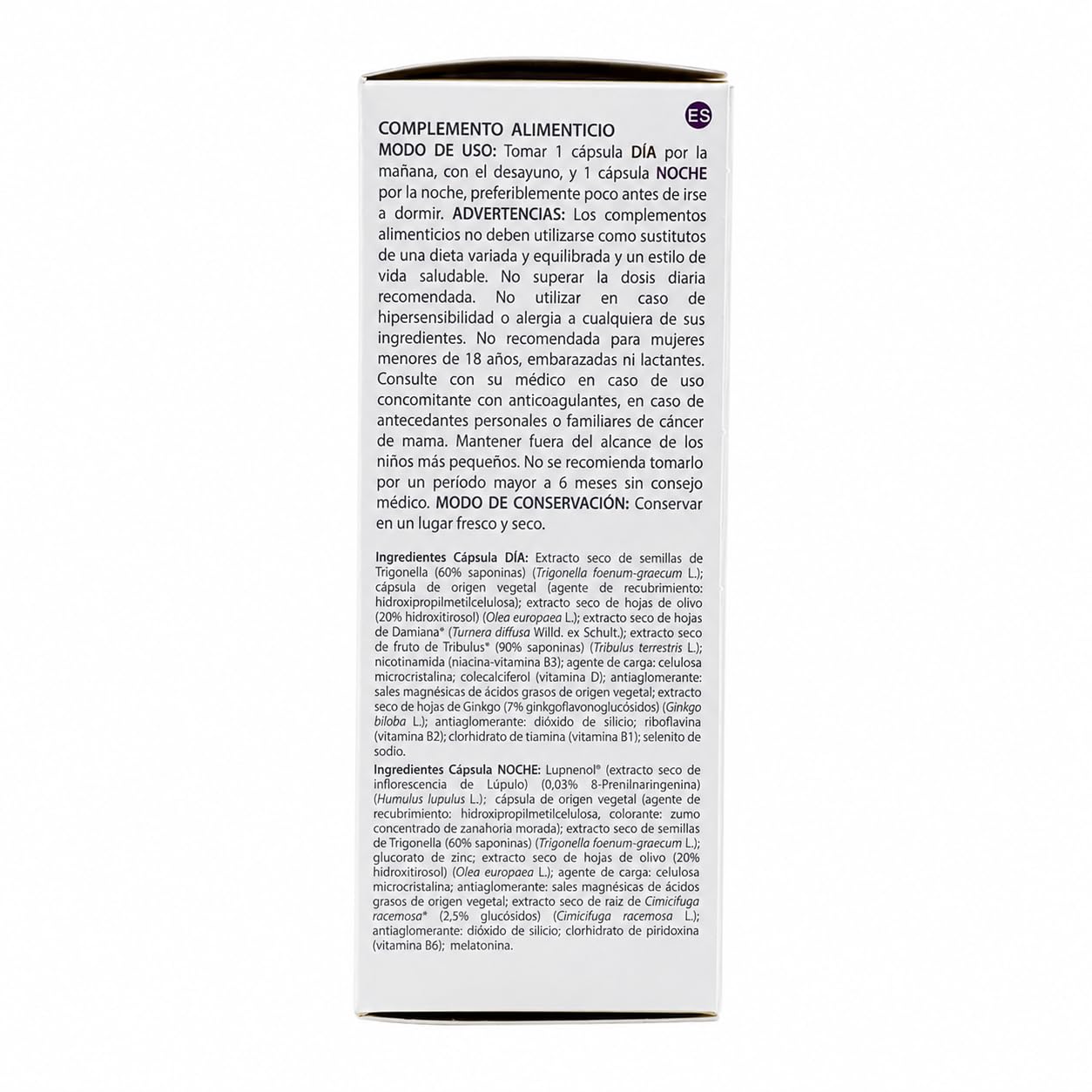 Procare Health Libicare Meno 60 Cápsulas (Día y Noche) - Suplemento para la Menopausia, Libido, Sofocos y Sueño - Con Cimicifuga, Lúpulo, Melatonina, Zinc y Vitaminas