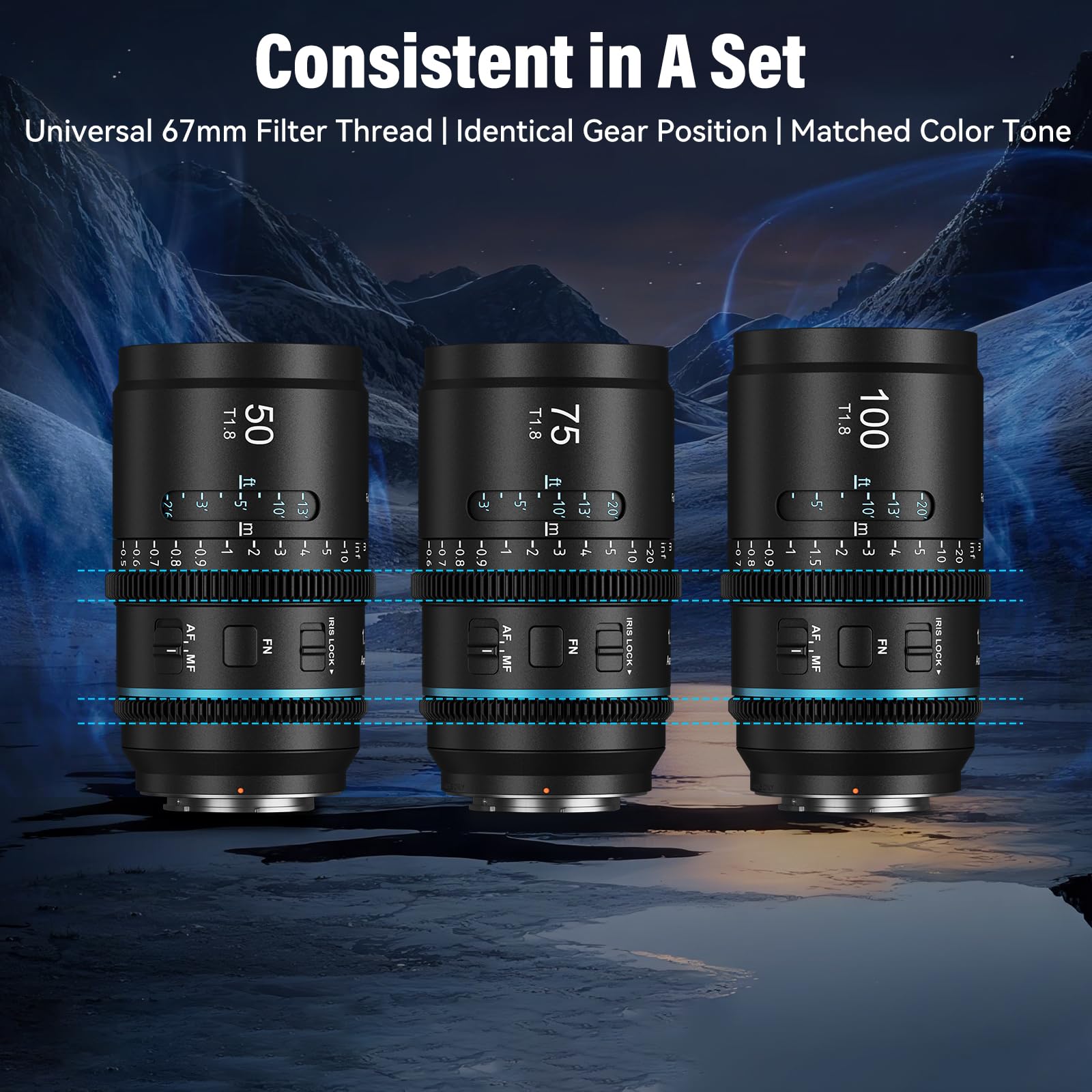 SIRUI Astra 50mm T1.8 1,33X Objectif Anamorphique Prime, Objectif Cinéma Autofocus Plein Format à Grande Ouverture pour Monture Z, pour Z9, Z8, Z 7II, Z 6II, Z5, ZR (Neutral Flare)