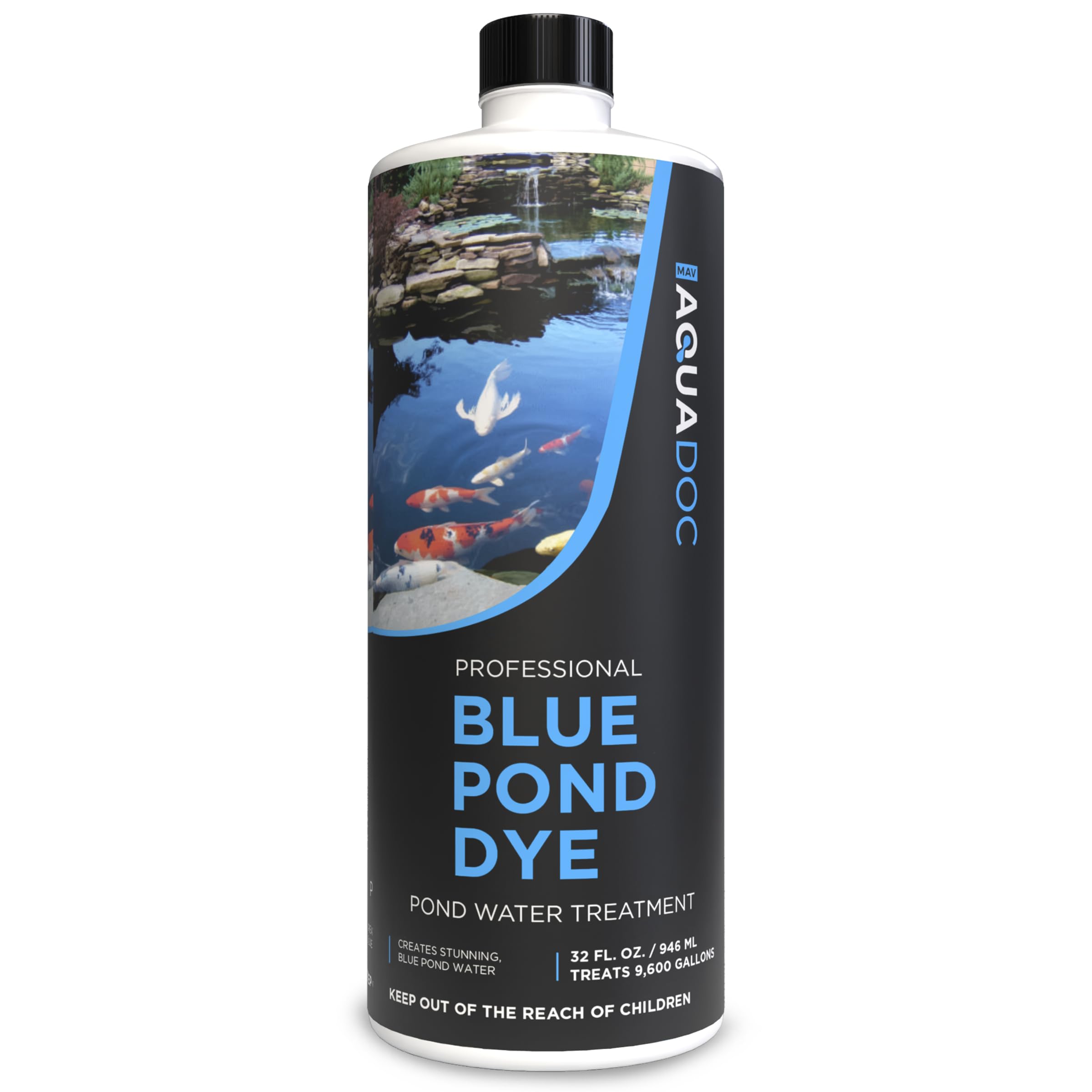 Blue Pond Dye - Get Beautiful, Fish-Friendly Pond Water - AquaDoc Pond Supplies