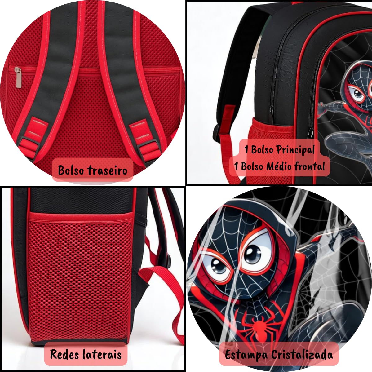 Mochila Infantil Menino Escolar Costas Masculina Cristal Aranha em promoção! Veja a oferta e mais achadinhos de Mochilas escolares 5 Hoje é o melhor dia para comprar Mochila Infantil Menino Escolar Costas Masculina Cristal Aranha com aquele preço maroto! Promoção! Aproveite a oferta! 5