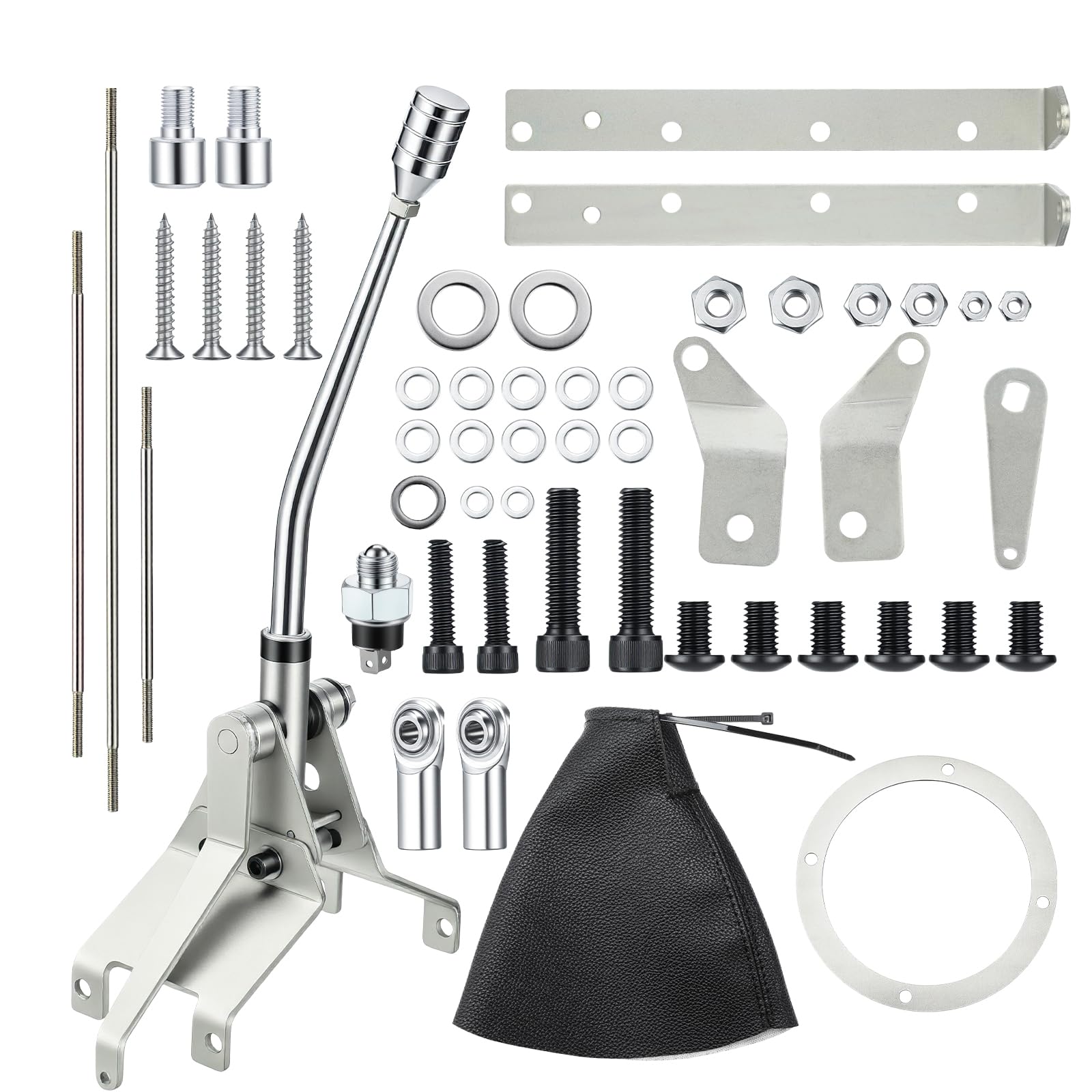 Photo 1 of TH350 Transmission Shifter Fit For GM Turbo 350 Automatic Transmissions Complete Kit, 12" Stick