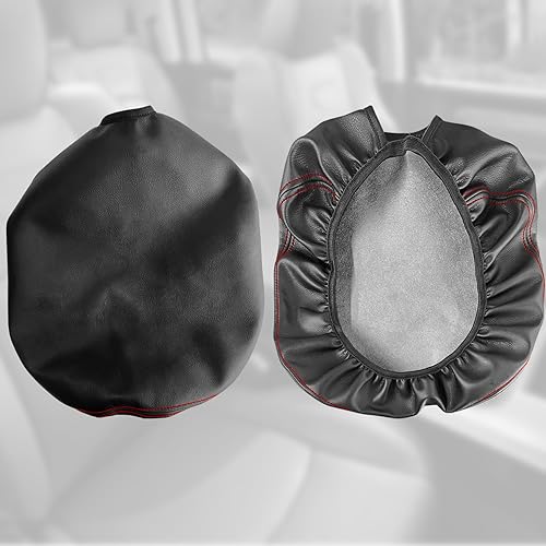 Miniatura 6 de Funda para reposabrazos de consola central adecuada para Dodge Ram 1500 2500 3500 2010-2018 con asiento de cubo, protector de piel antiarañazos,