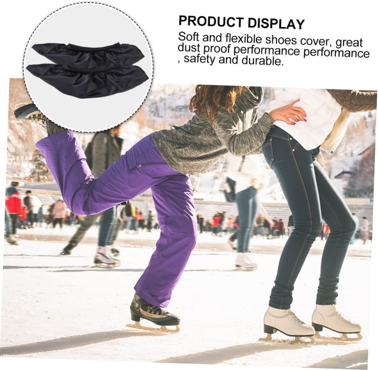 Yardwe 4 Pairs Ice Skates Skate Protector Skate Covers Skating Protector Shoes Protector Washable Cover