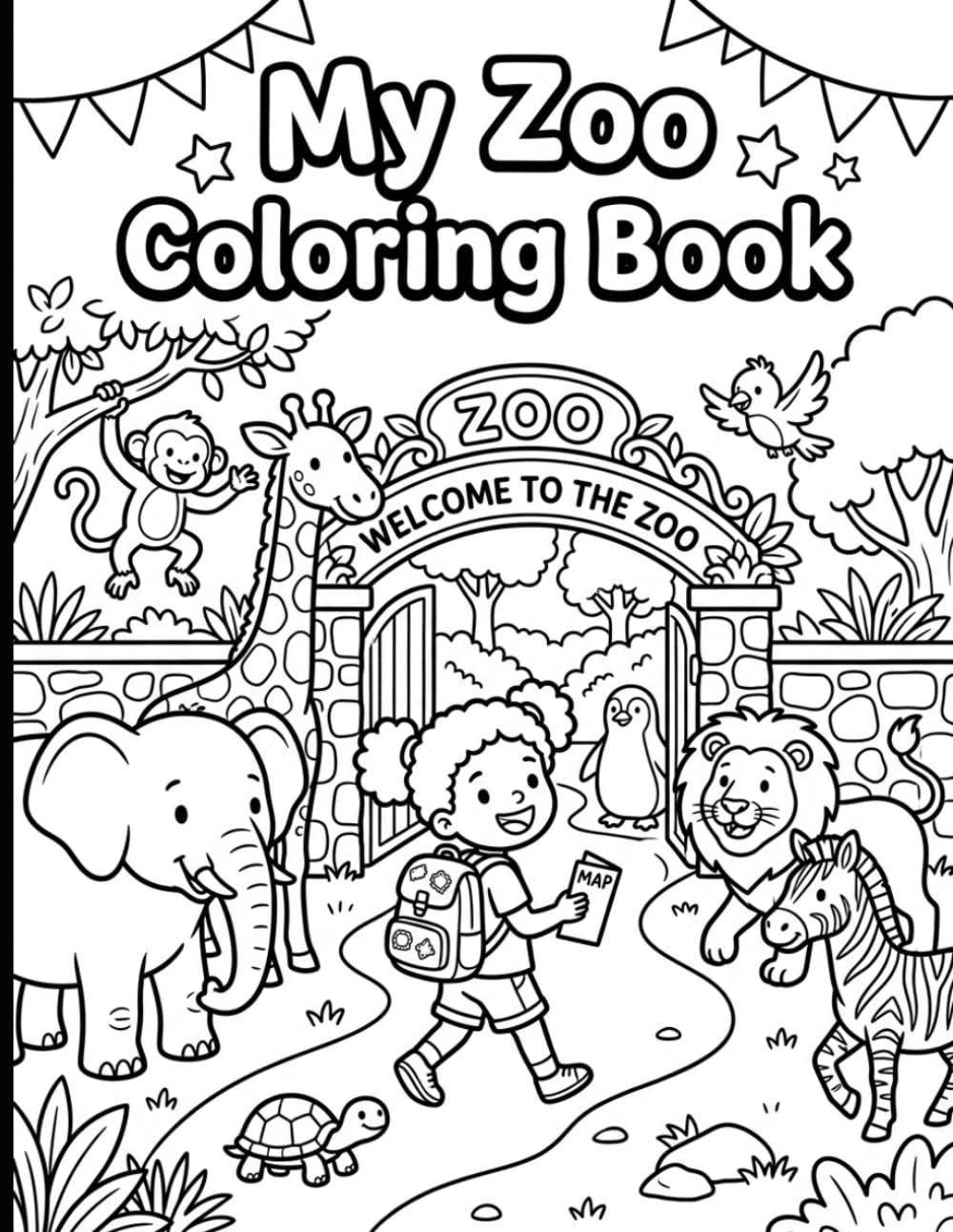 My Zoo Coloring Book
