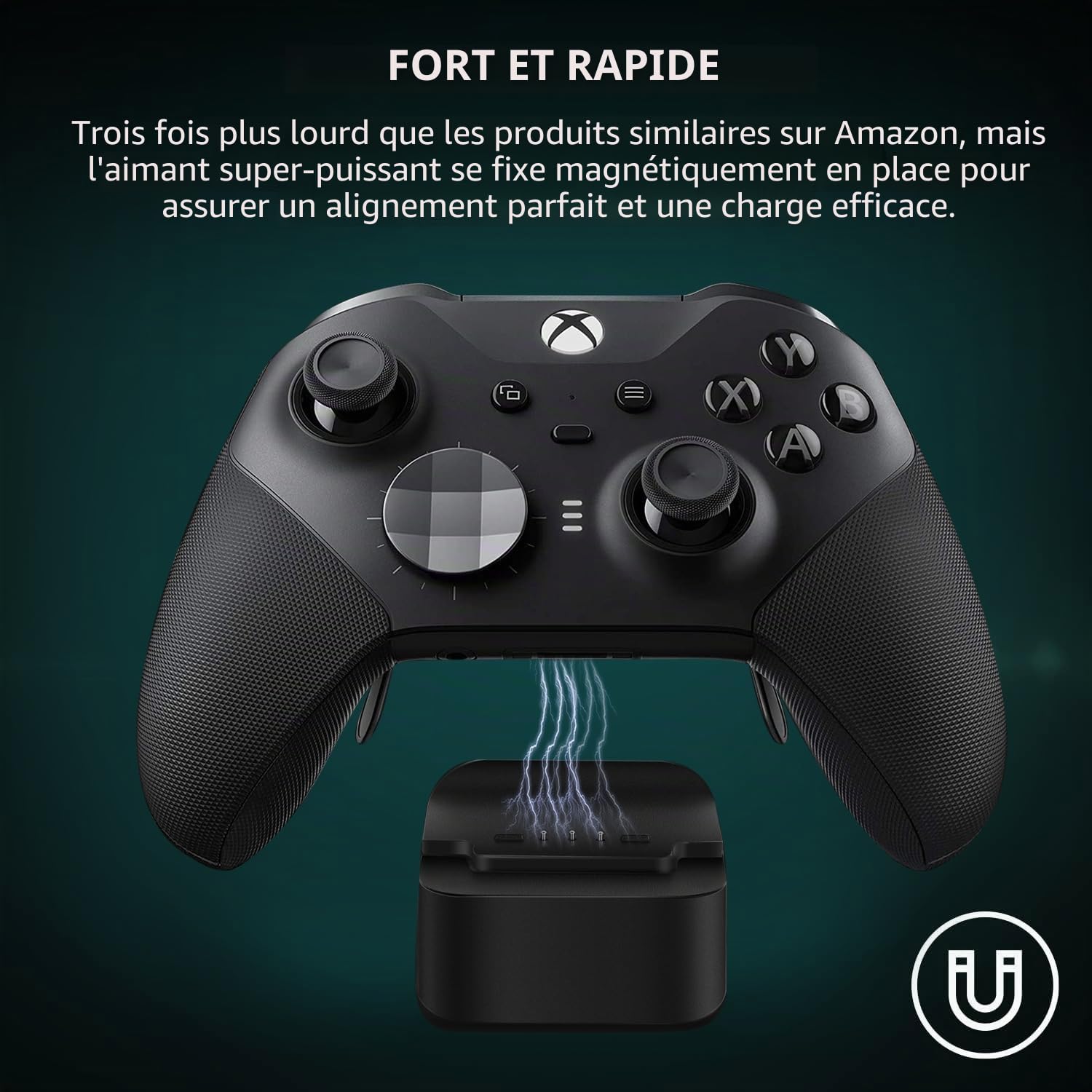 Station de charge OEM - Accessoires de rechange pour contrôleur Elite Series 2 et Core Controller Model 1797