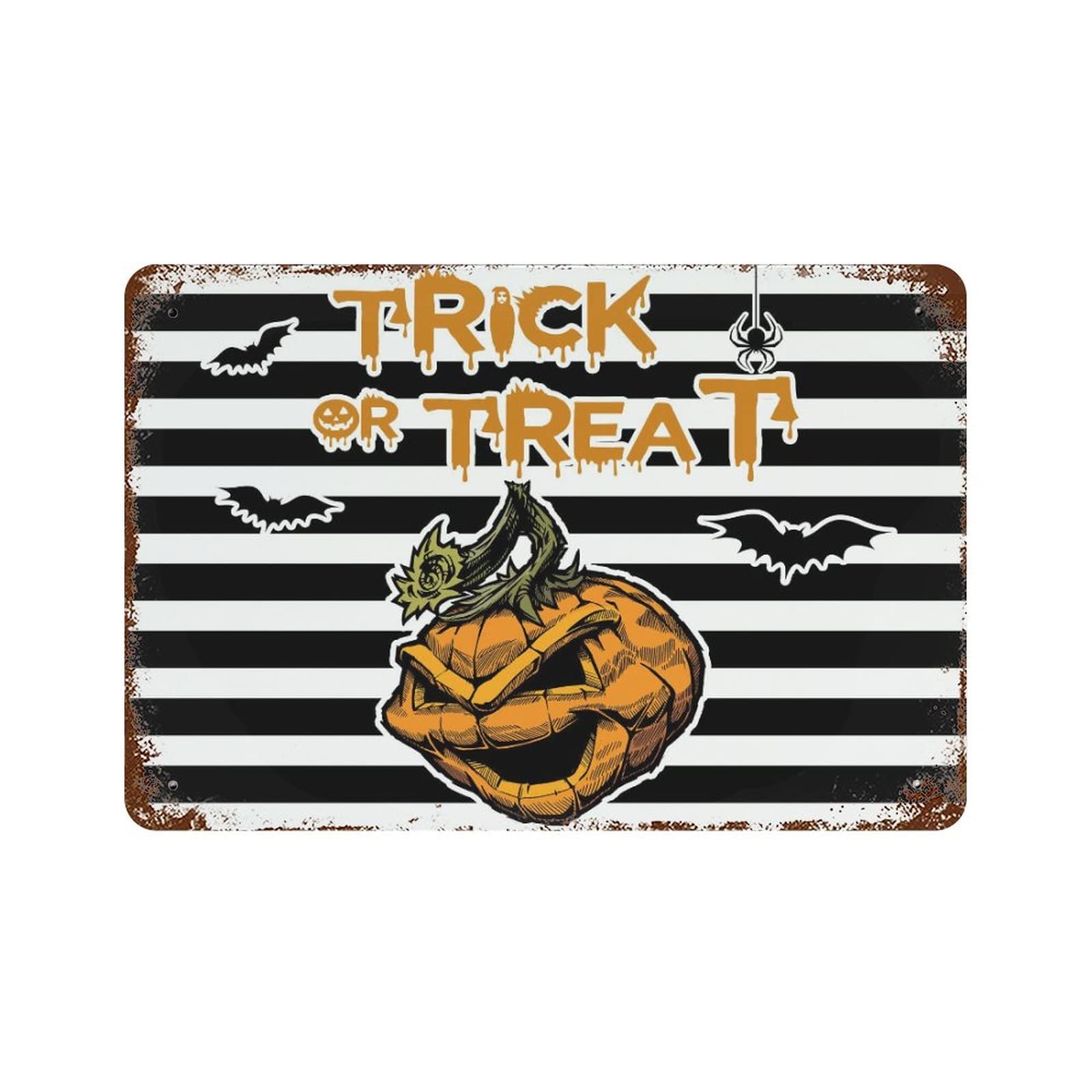 Décoration de bienvenue Halloween originale avec citrouille : le cadeau idéal