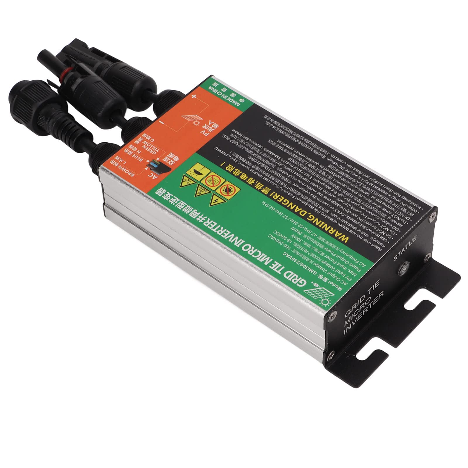 Compact Solar Inverter 300W Waterproof Sine Waving Inverter for Solar