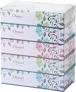 ボックスティッシュChuari120W 5箱×12パック 60箱 パルプ100%