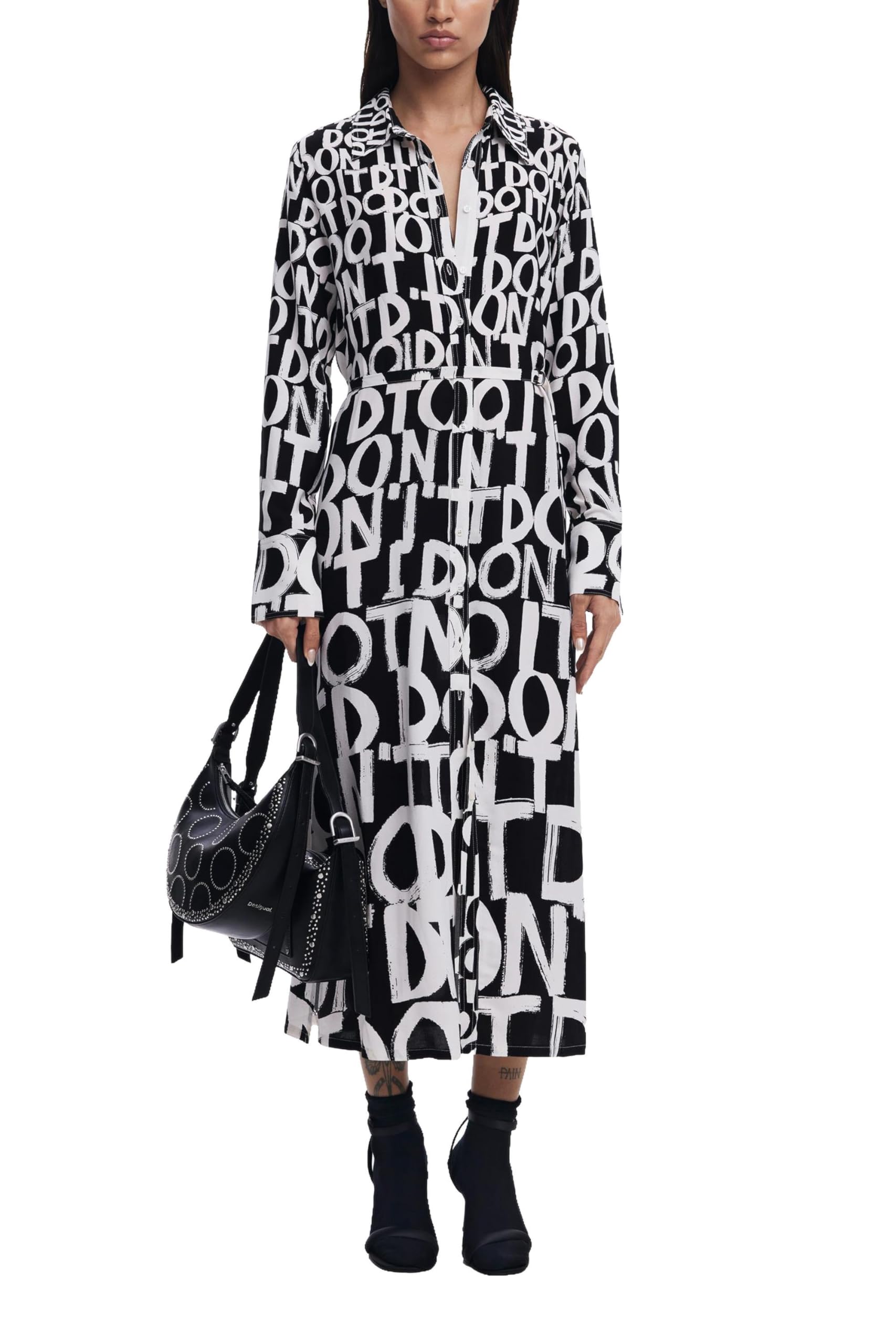 Desigual Vest_Tripoli Casual Dress Mujer (Pack de 1)