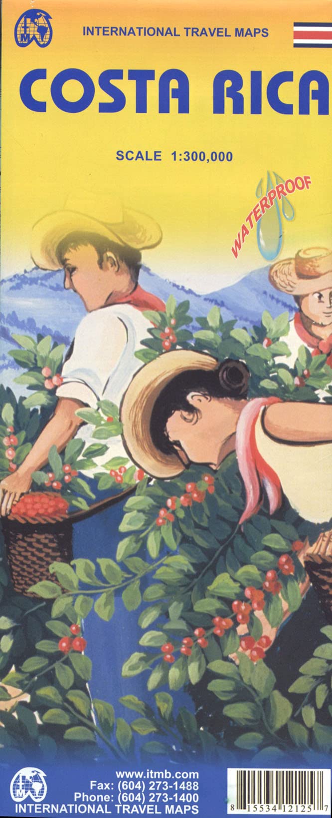 International Travel Maps Costa Rica