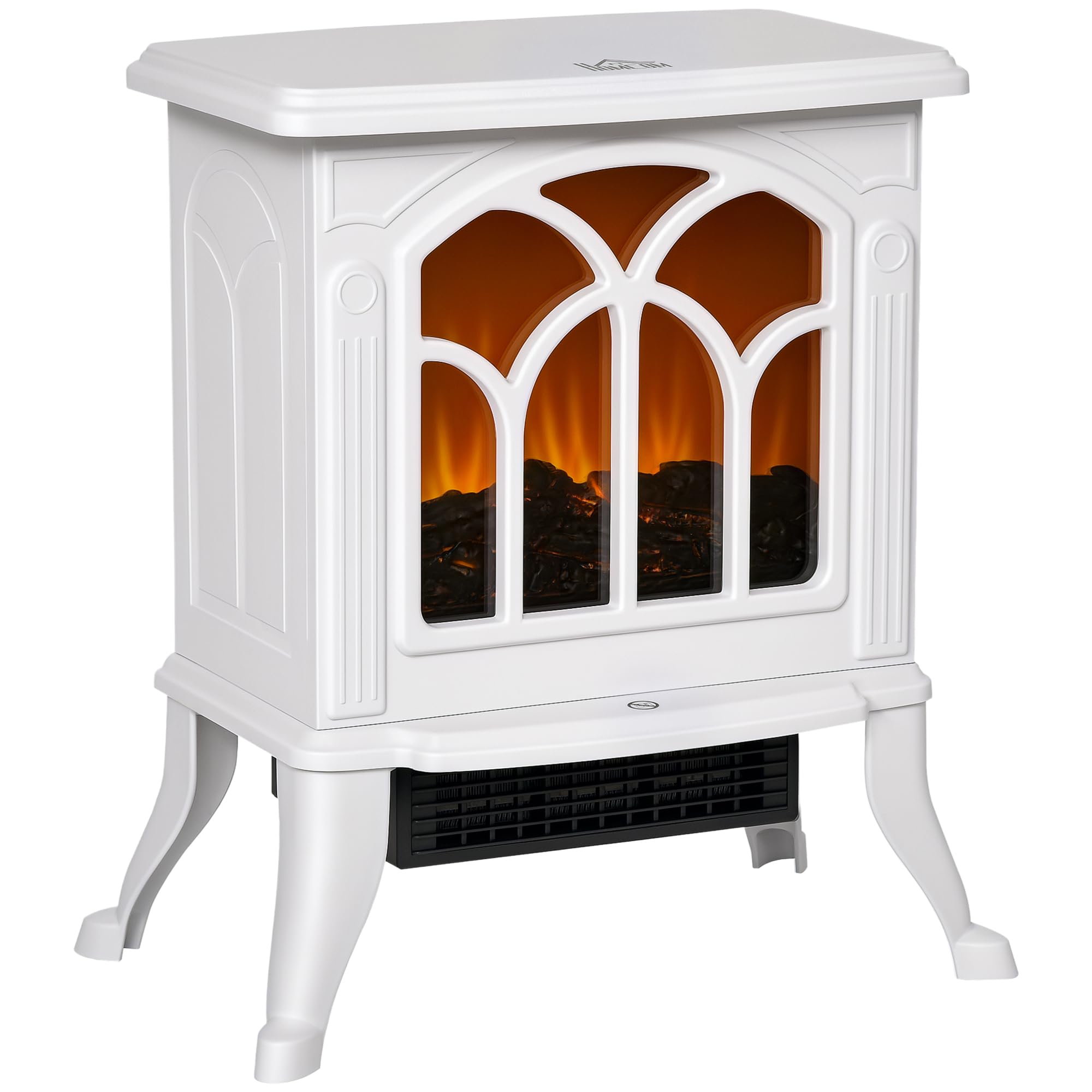 HOMCOM 17' Freestanding Electric Fireplace Stove