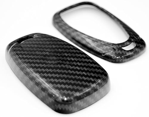 Miniatura 3 de Funda para llavero con patrón de fibra de carbono para Chevrolet Chevy Malibu Camaro Trax Traverse Sonic Cruze Volt Equinox Trailblazer