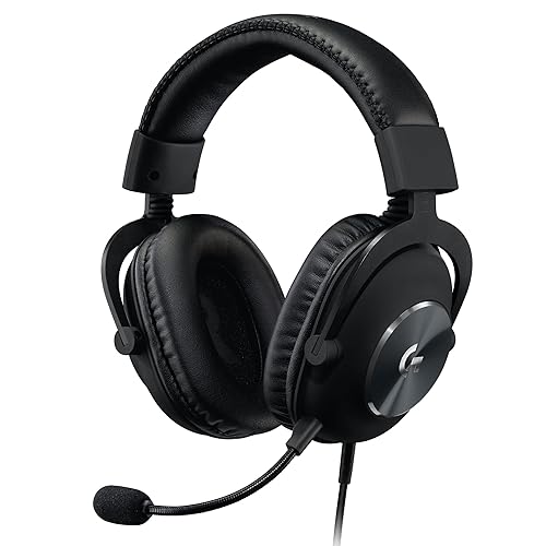 Logitech G Pro X SE Wired Gaming Headset with Microphone: Detachable Mic, DTS Headphone:X 7.1, Memory Foam Ear Pads, 50 mm Drivers, USB DAC Incl., for PC, Xbox One, Xbox Series X|S, PS5, PS4 - Black - Special Edition - Headset