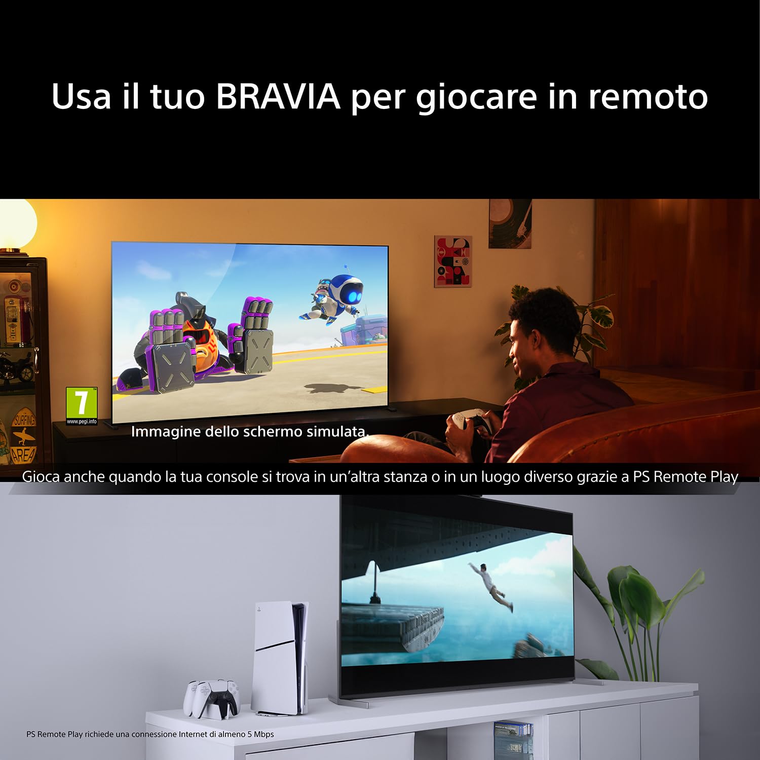 Sony BRAVIA 2Ⅱ 50", 4K Smart TV (Google TV), Processore X1,4K Upscaling, Televisione con Dolby Atmos e DTS:X, compatibile con PS5, 50S20M2, Modello 2026