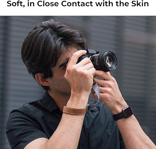 Miniatura 7 de K&F Concept Correa de muñeca para fotógrafos, correa de mano ajustable de nailon para cámara, compatible con cámara Sony Canon Nikon Fuji DSLR SLR