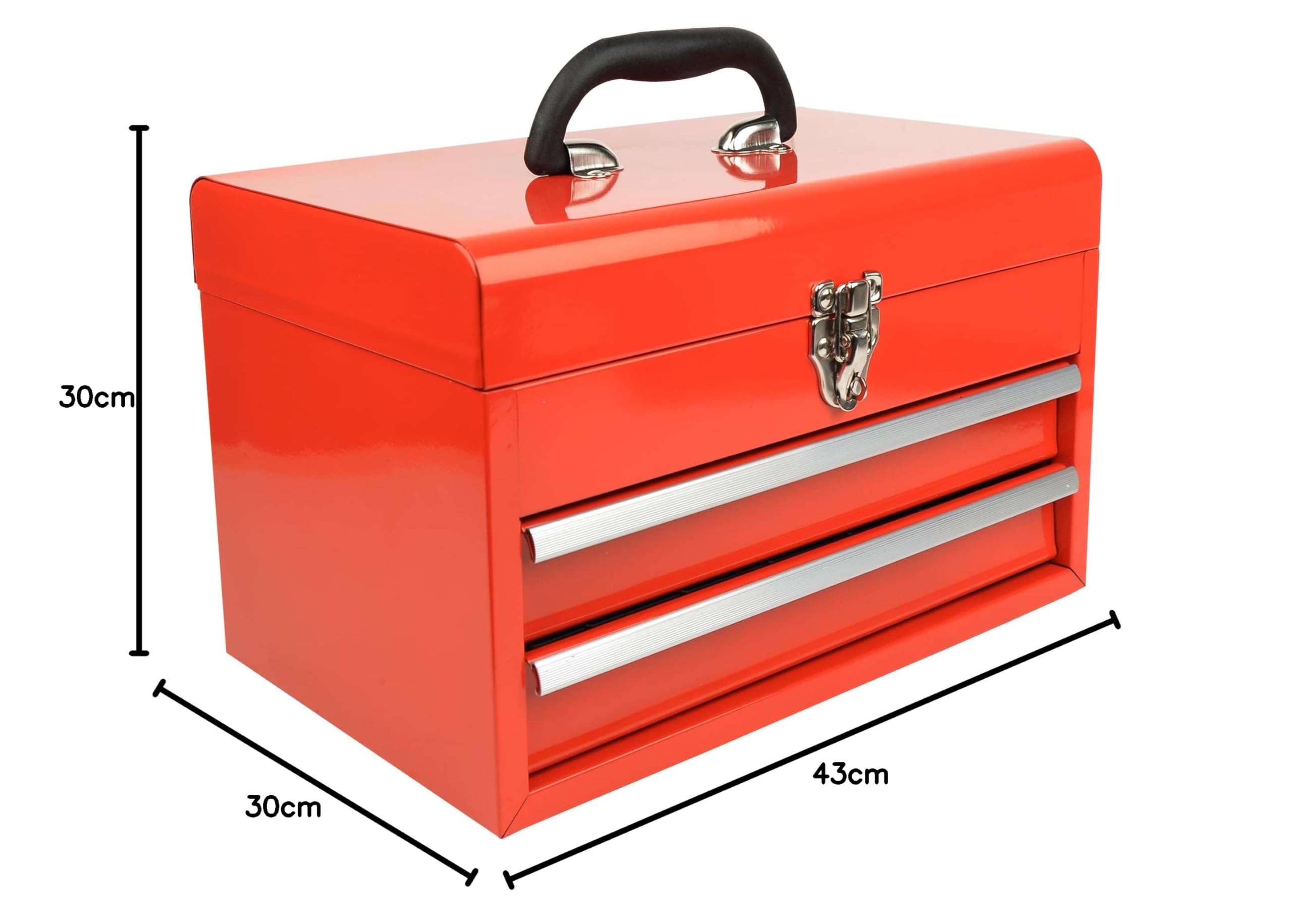 Mannesmann M29066, Caja de herramientas equipada, Multicolor, Juego de 155 piezas