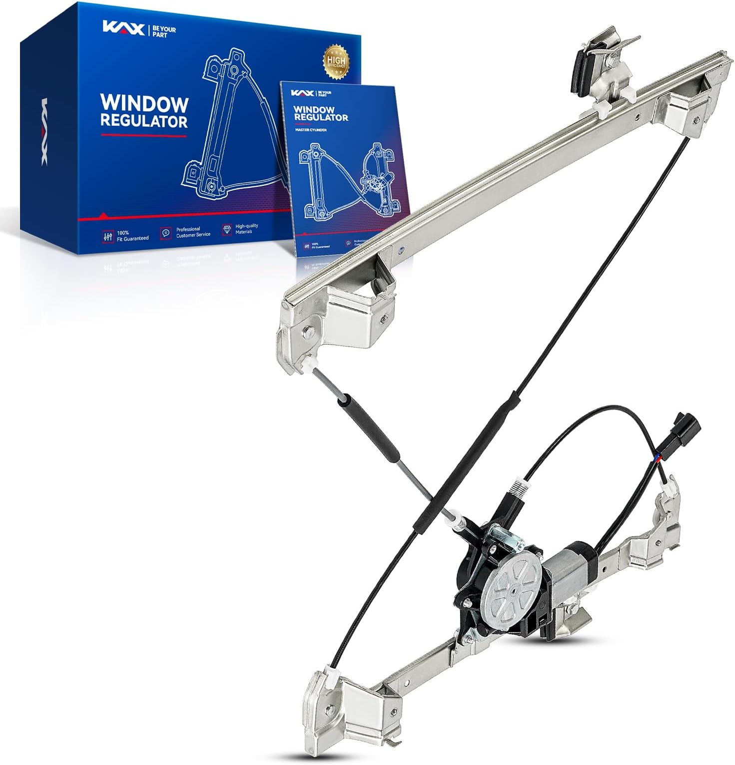 KAX 751-706 Power Window Regulator with Motor Front Right Passenger Side Compatible with 2003 2004 2005 2006 2007 2008 2009 Hummer H2
