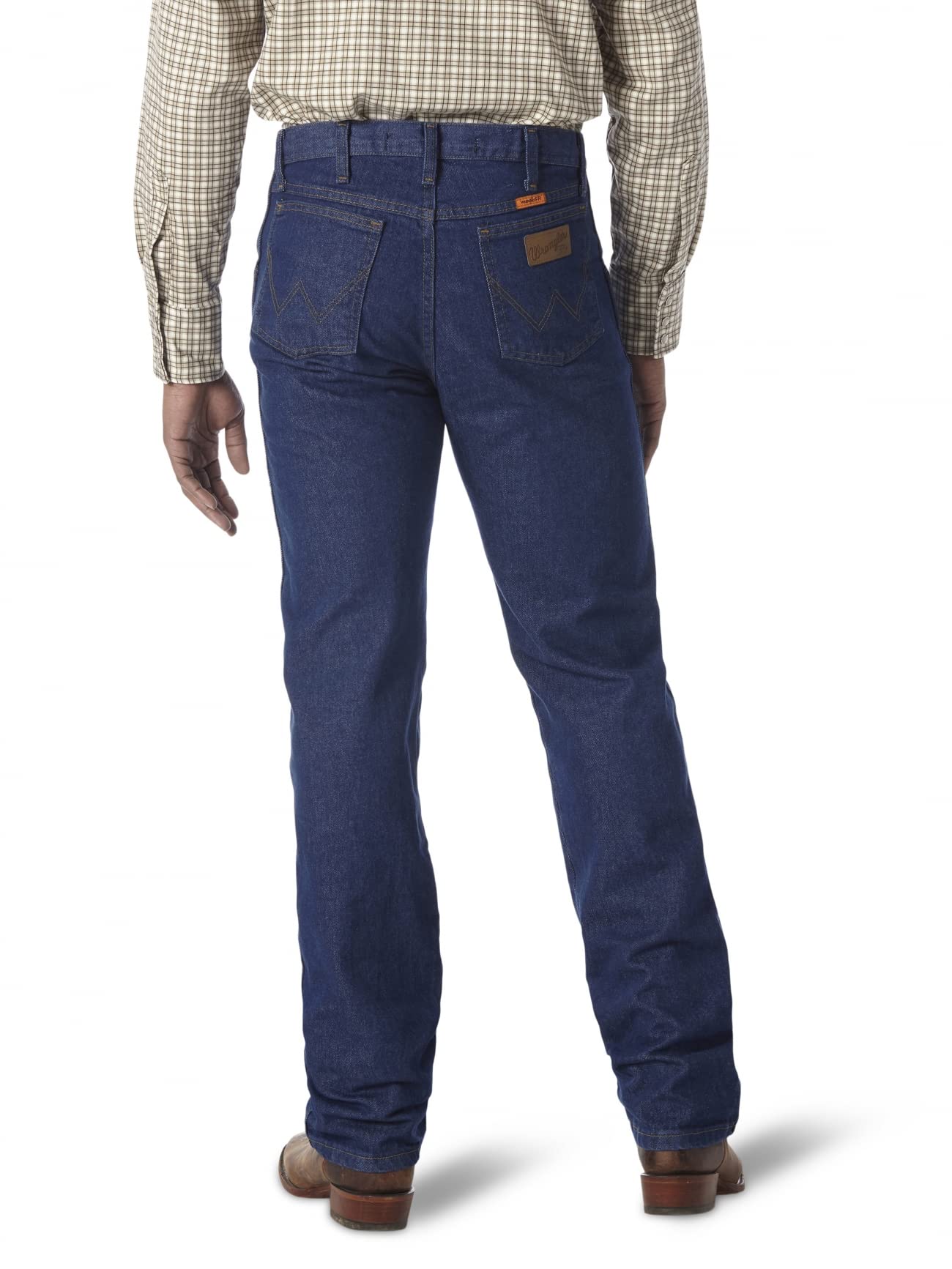 Wrangler Riggs Odzież robocza męska, lekka, krój regularny, dżinsowy, Fioletowy, granatowy, 40W / 32L