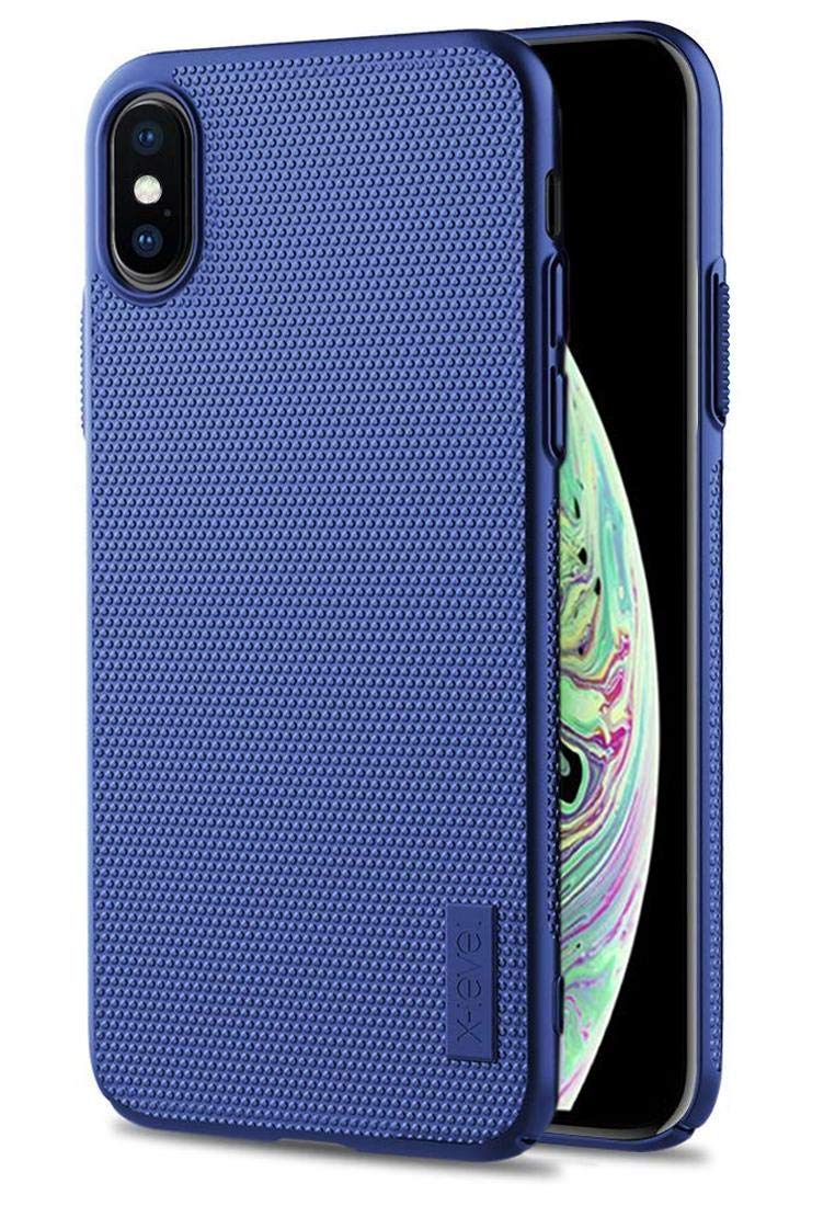 X-Level Hero Series Case Cover Suitable for Apple iPhone XS Max, 6.5 Inch - Blue