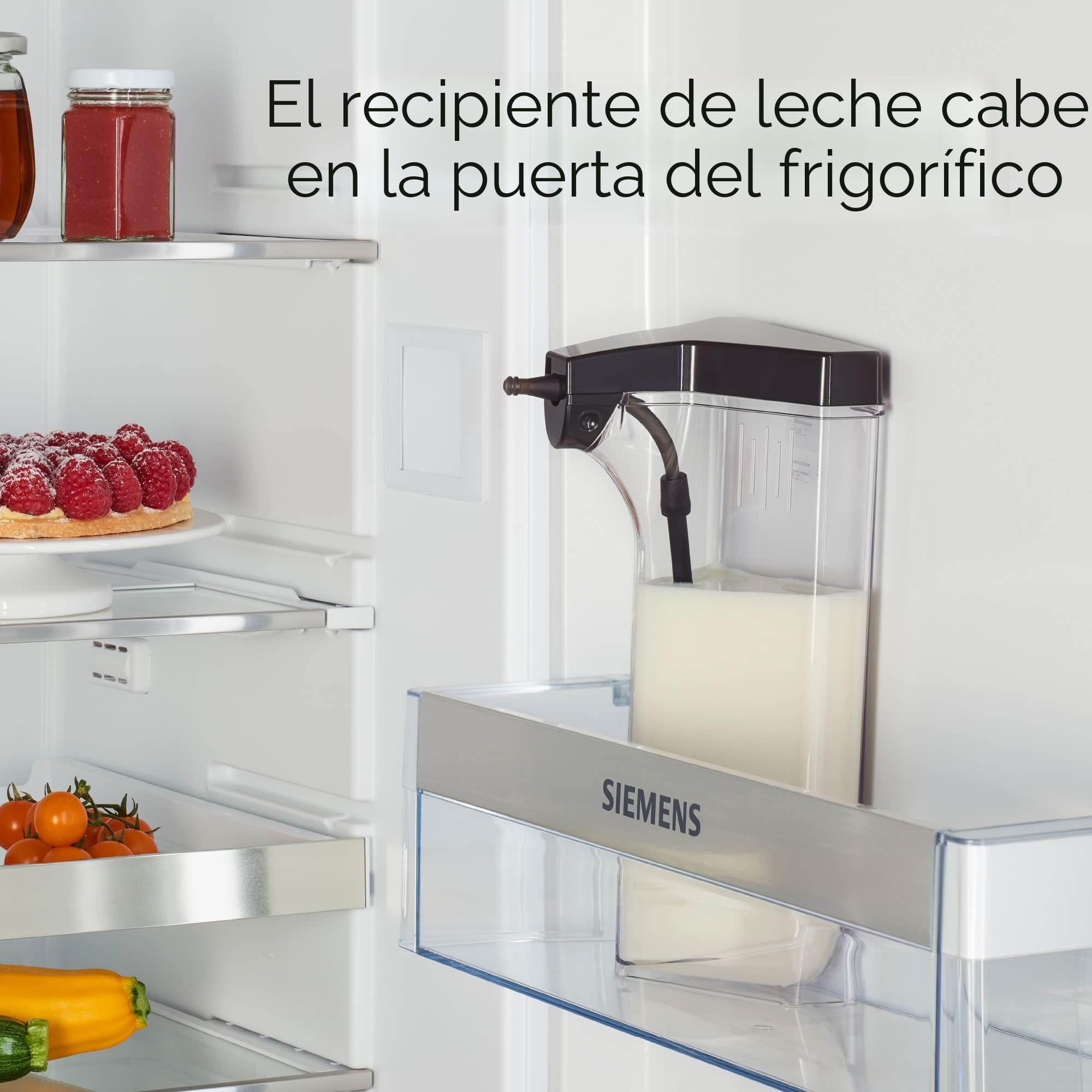 Siemens Máquina automática de café EQ900 TQ903D03, control por aplicación, pantalla táctil intuitiva, modo barista, AromaBoost, reducción de ruido, trituradora premium, limpieza automática de vapor,