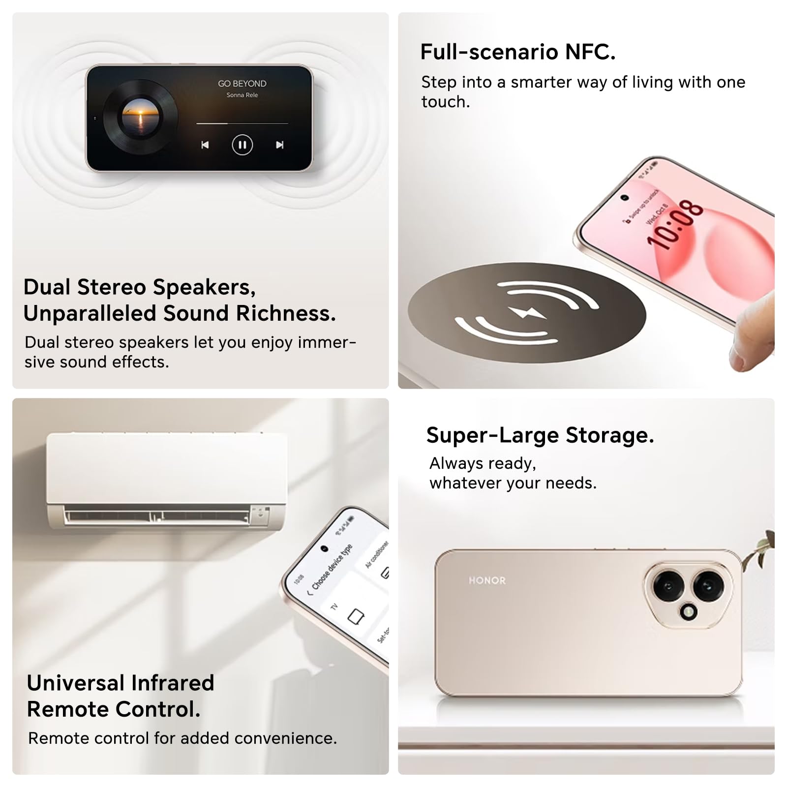 Honor Smartfon 5G 8GB 512GB, Dual SIM, Android 15, Czarny