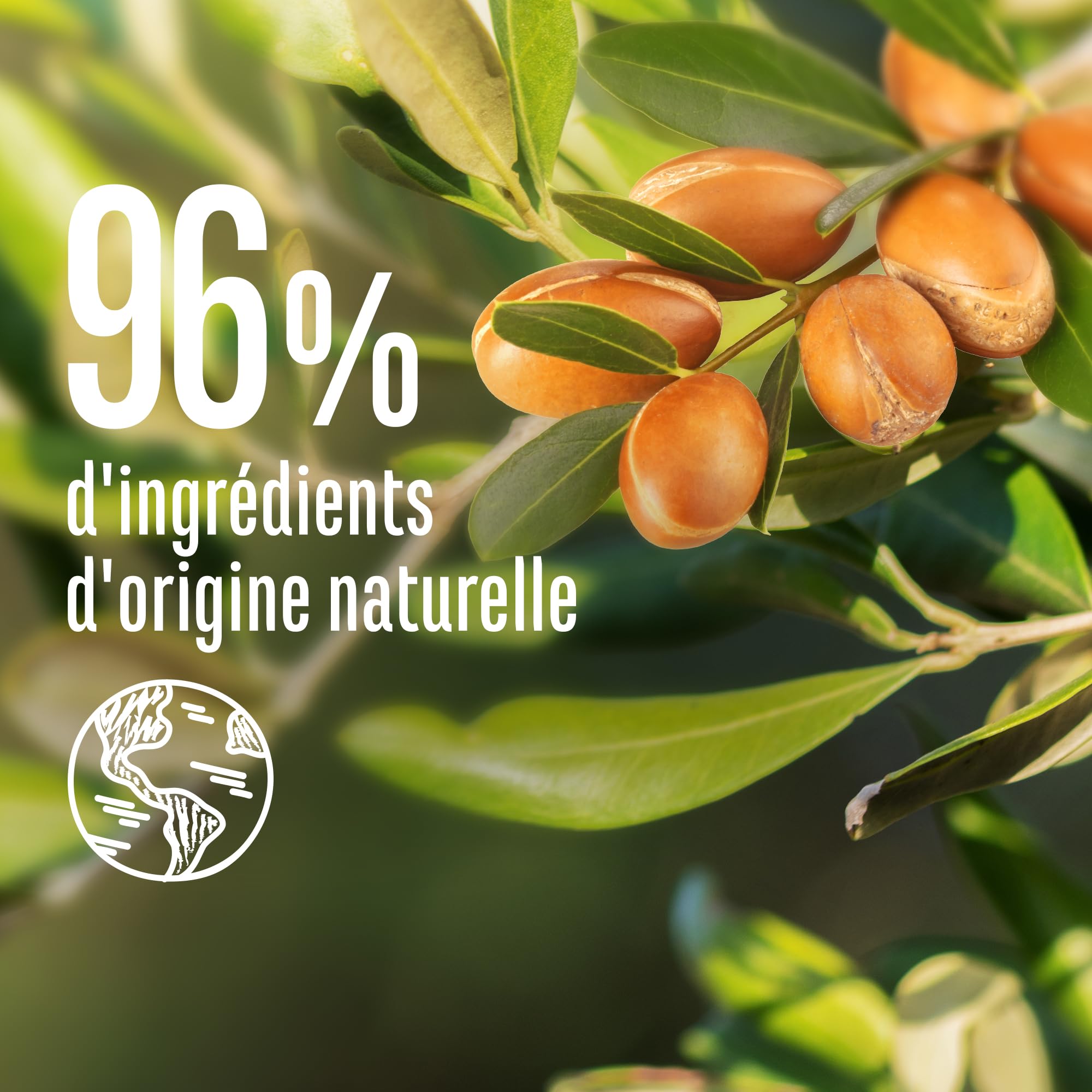 Le Petit Marseillais , Shampooing Nutrition Intense Huile d'Argan Bio (flacon de 250 ml) – Shampoing sans silicone pour cheveux très secs – 97 % d'ingrédients d'origine naturelle