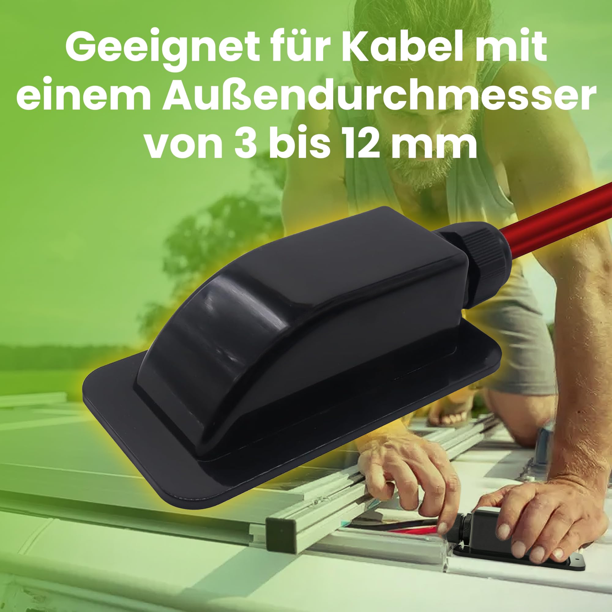 Offgridtec zestaw do montażu paneli słonecznych ABS 1 moduł czarny