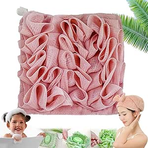 Amazon.com: Washcloth Loofah Combo,The Leeffa Soft Loofah and Washcloth ...
