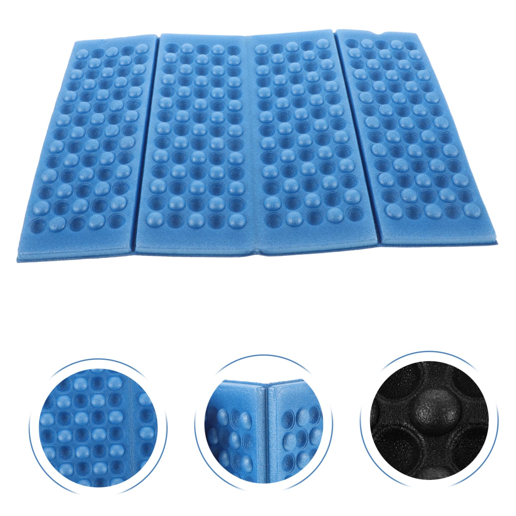 HANABASS 3pcs Lightweight Portable Folding Mat Camping Seat Pad Picnic Blanket Foam Sleeping Pad