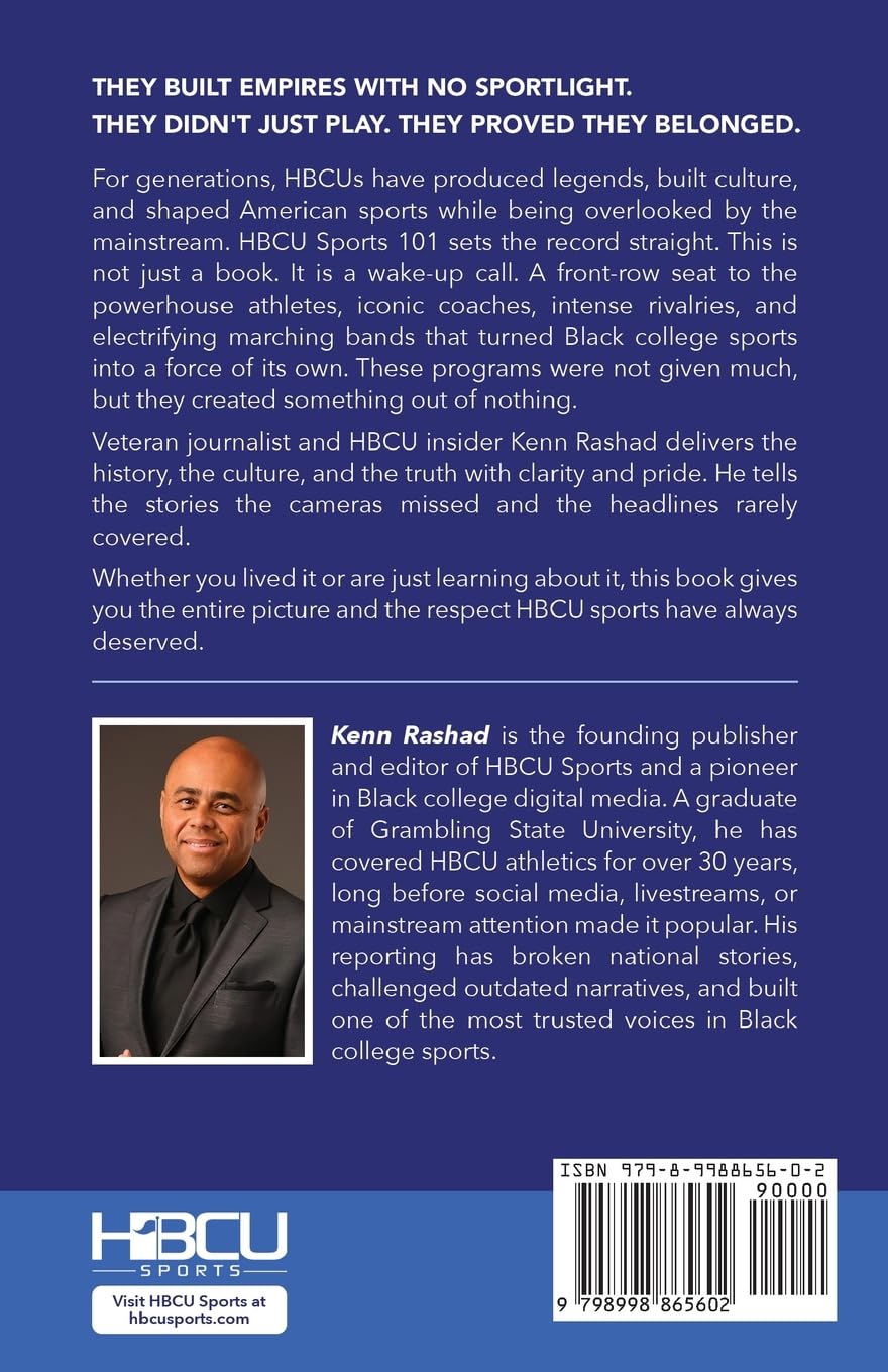 HBCU Sports 101: A Guide to Understanding Black College Athletics      Paperback – July 17, 2025