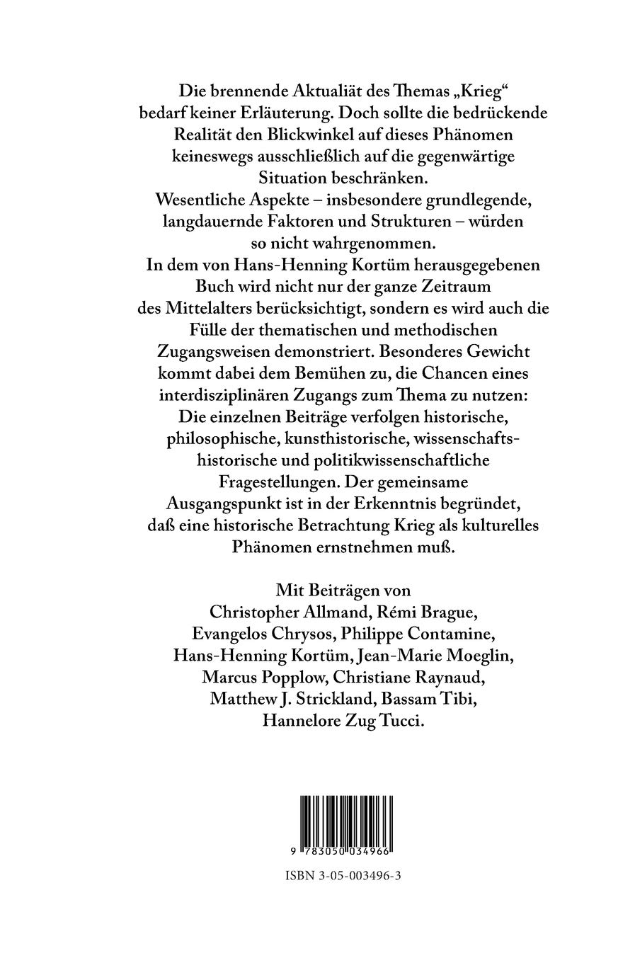 Krieg im Mittelalter