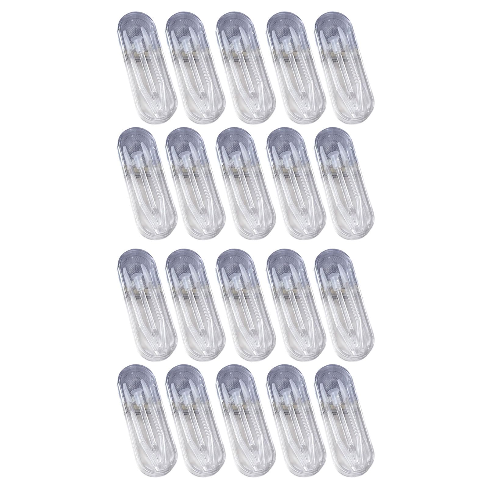 20PCS Lenses Applicator Wearing Tool with Tweezers and Remover Suction Cup Stick Set for Convenience Travel Use Lenses Tweezers