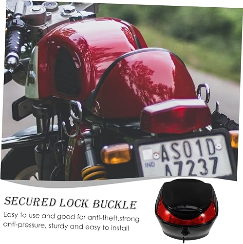 Miniatura 7 de BESPORTBLE Bolsa de almacenamiento de maletero de cola para scooter fácil instalar material negro de los PP