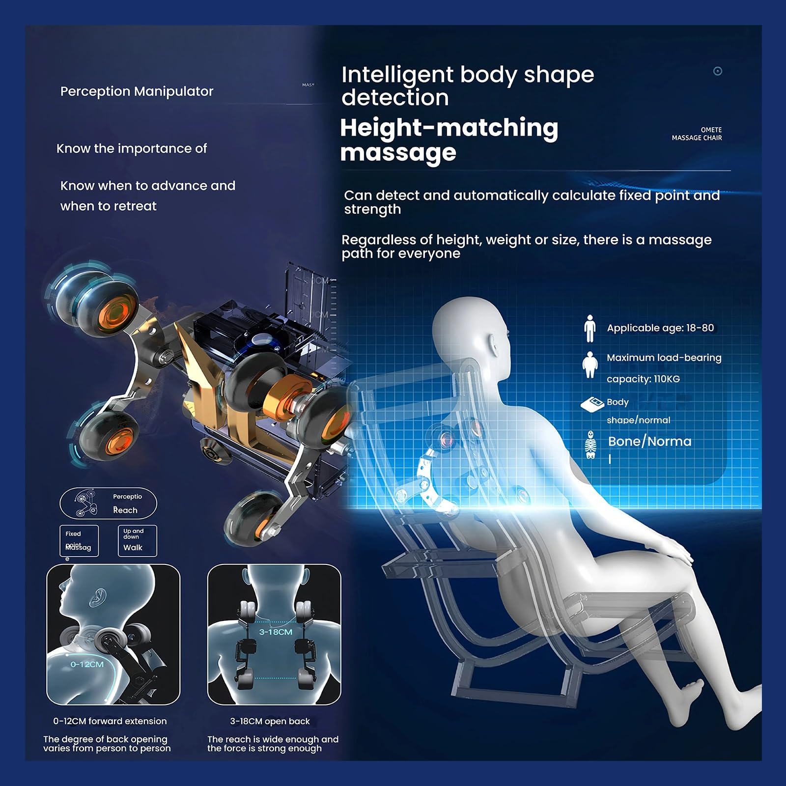 Poltrona Massaggiante Per Tutto Il Corpo 2025 Con SL-Track Yoga Stretching, Adatta Per Soggiorni O Uffici Domestici