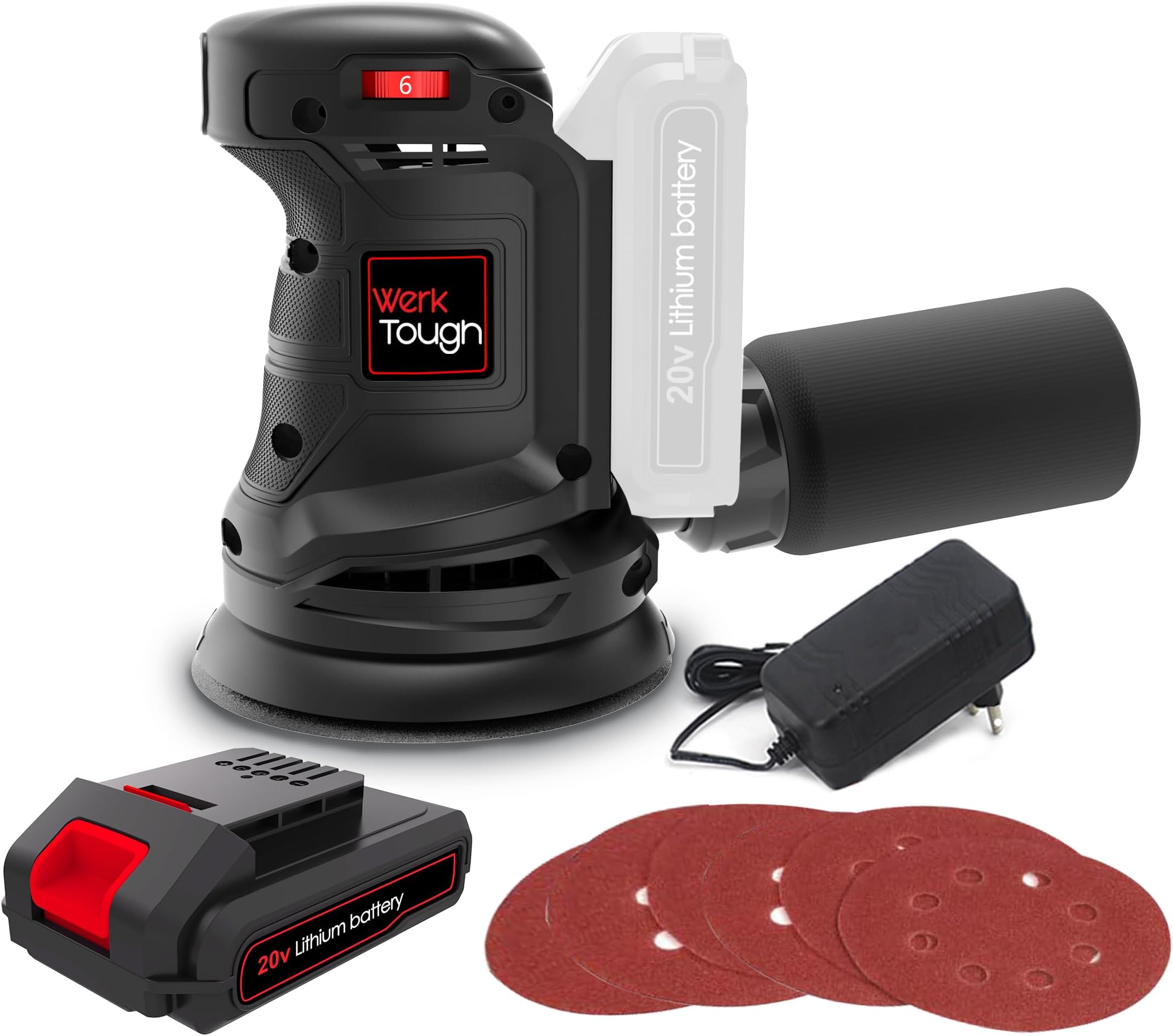 BLACK+DECKER Cordless Random Orbit Sander 18V Bare Unit (Battery not