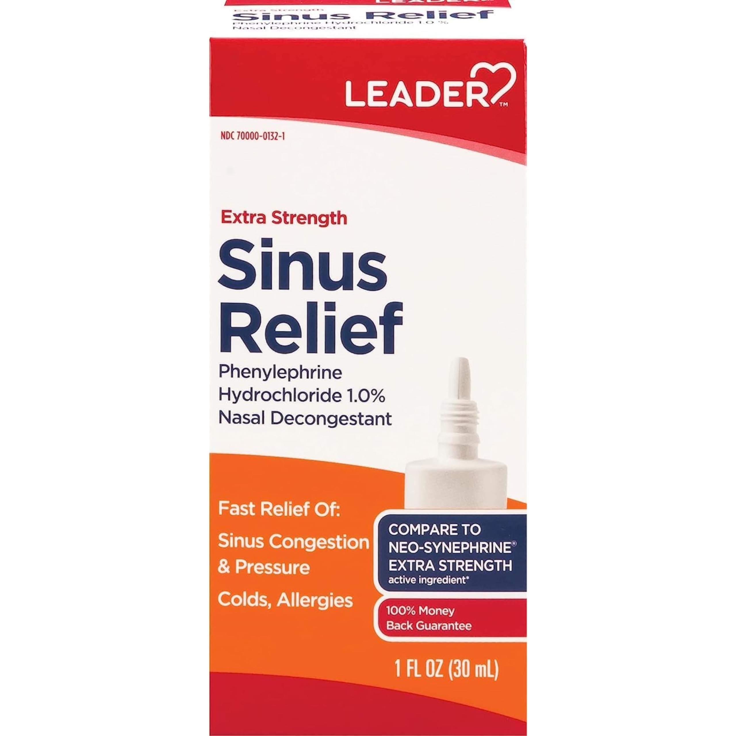 Leader Extra Strength Sinus Relief, Fast Acting, Sinus Decongestant, Nasal Congestion Relief Spray, Cold & Allergy 30 mL Bottle (Pack of 4) — Amazon image 9