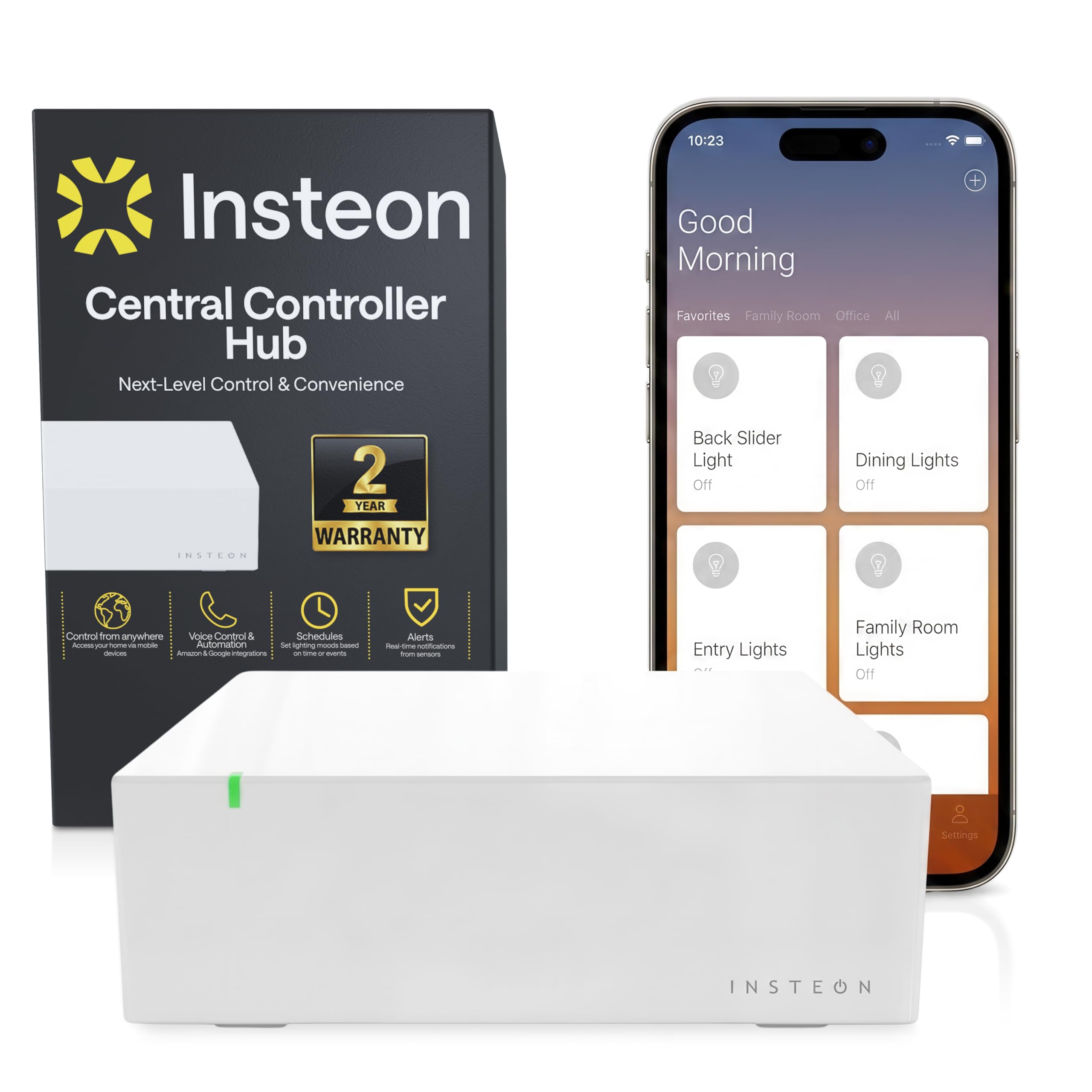Insteon Central Controller Hub, Compatible with Alexa, 2245-222
