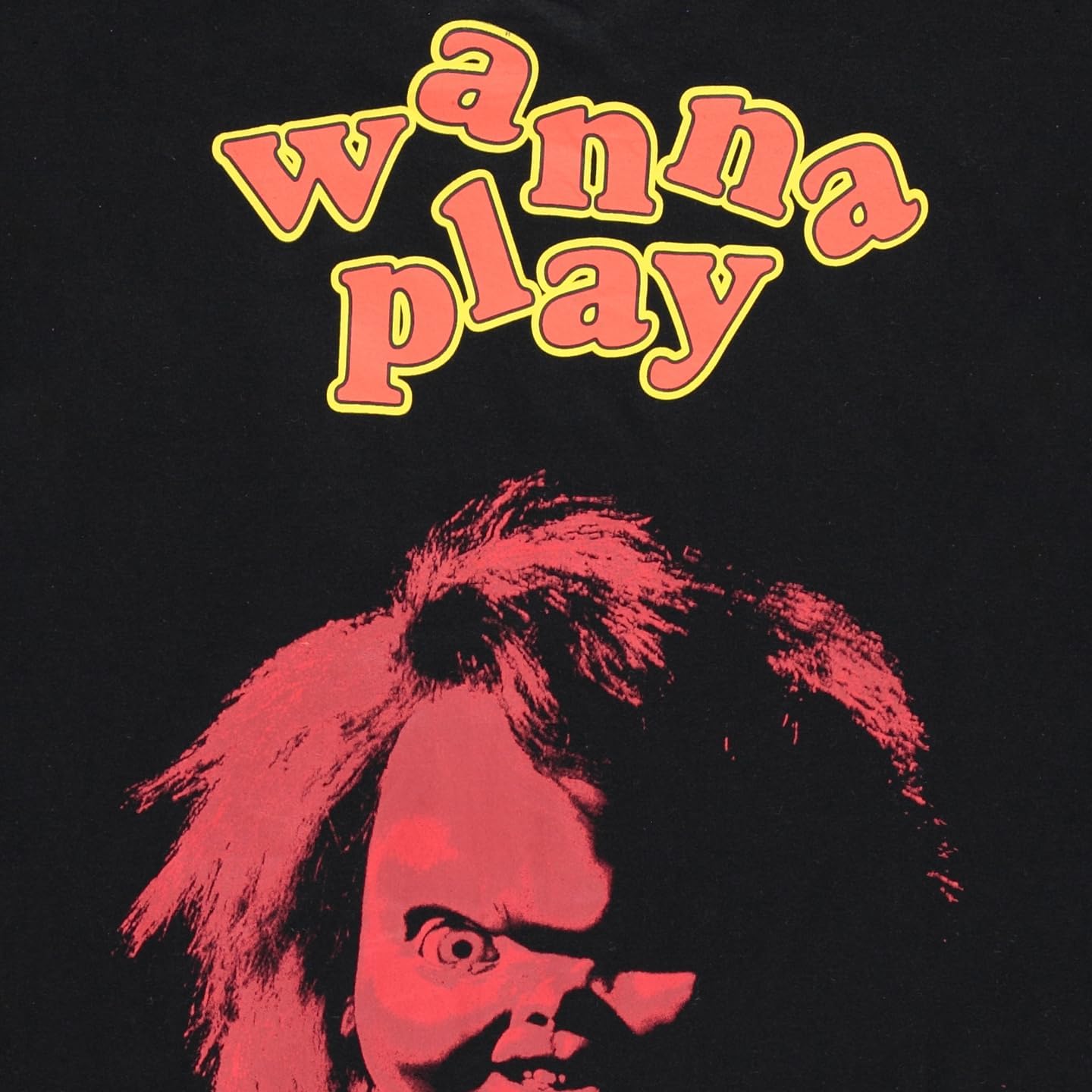 Chucky Men's Child's Play T-Shirt - Front and Back Print and Rubber Patch - Good Guy - Official Merchandise Horror Tee image 5
