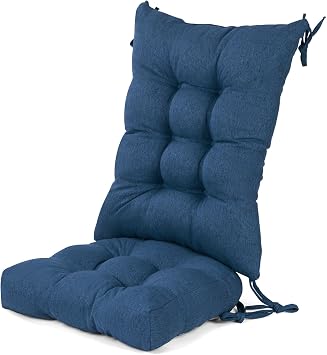 Lokex Rocking Chair Cushion, 21x17/17x17 Inches, Seat & Back Set