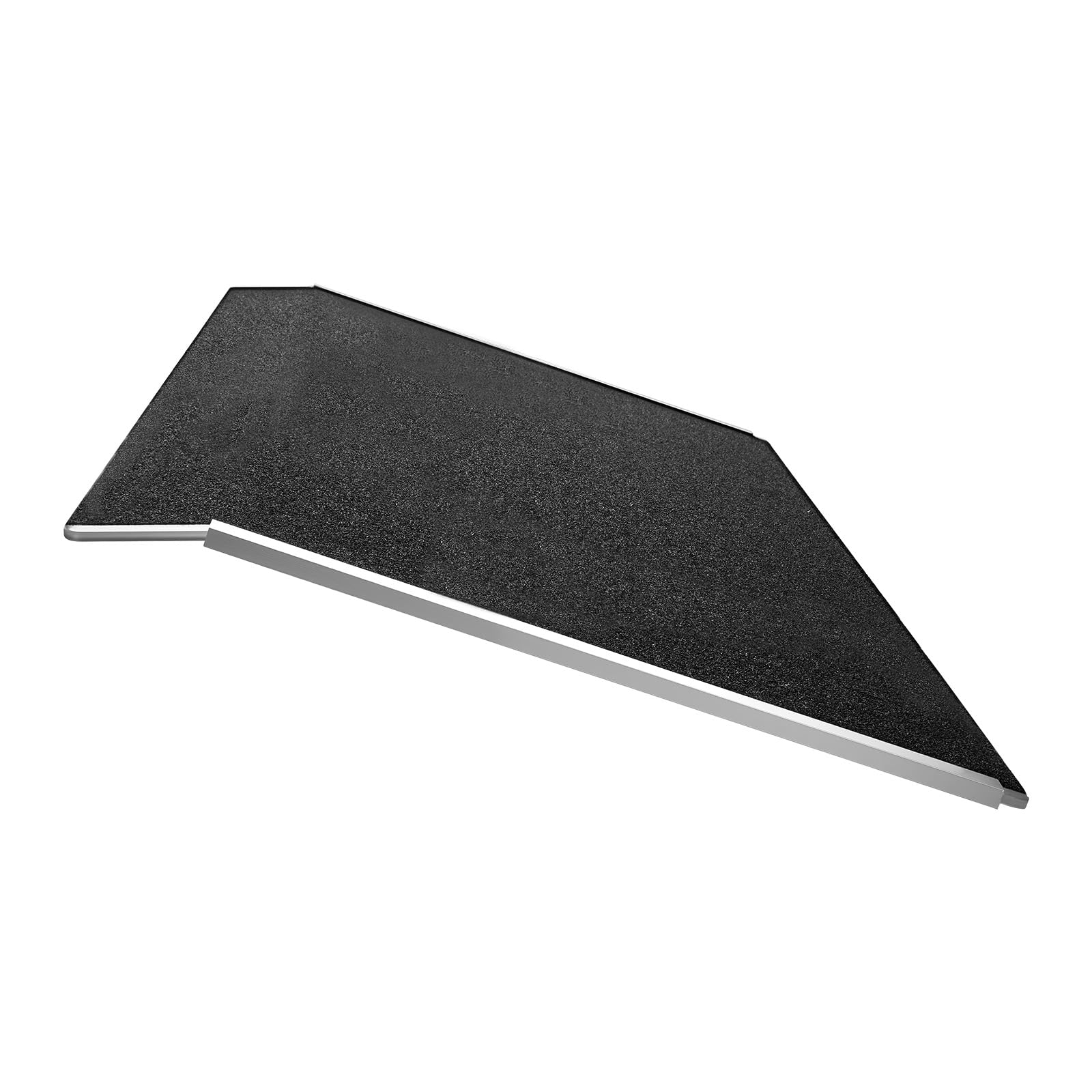 VEVOR Schwellenrampe 810x390mm, 181,4kg Belastbare Rollstuhlrampe mit Rutschfester Oberfläche, Auffahrschiene aus Aluminium, Tragbare Auffahrrampe für Rollstuhl Scooter Türschwelle Bordsteine Treppen