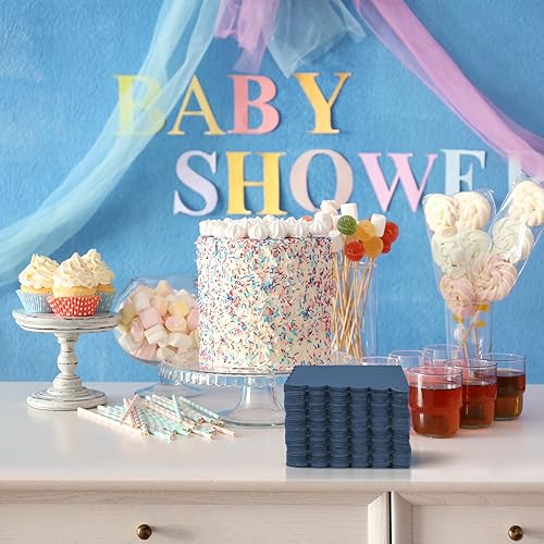 Miniatura 6 de Fuutreo 100 Piezas Servilletas de Cóctel Festoneadas Papel Grueso Servilletas Desechables para Fiestas Servilletas de Bebidas para Boda Cena