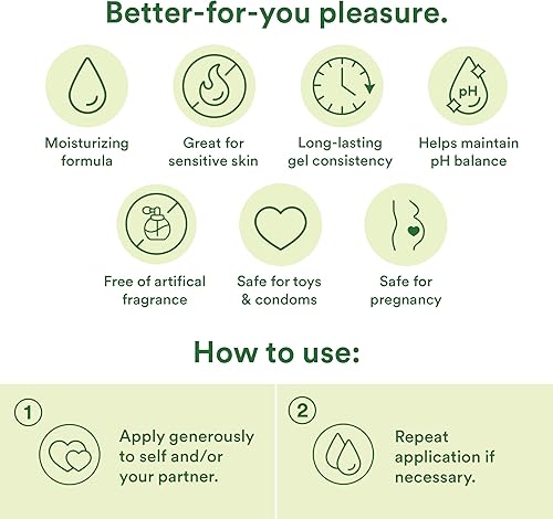 Miniatura 10 de Good Clean Love Naked Coconut - Aceite de coco orgánico y lubricante a base de agua, lubricante personal con ácido hialurónico. Seguro para juguetes