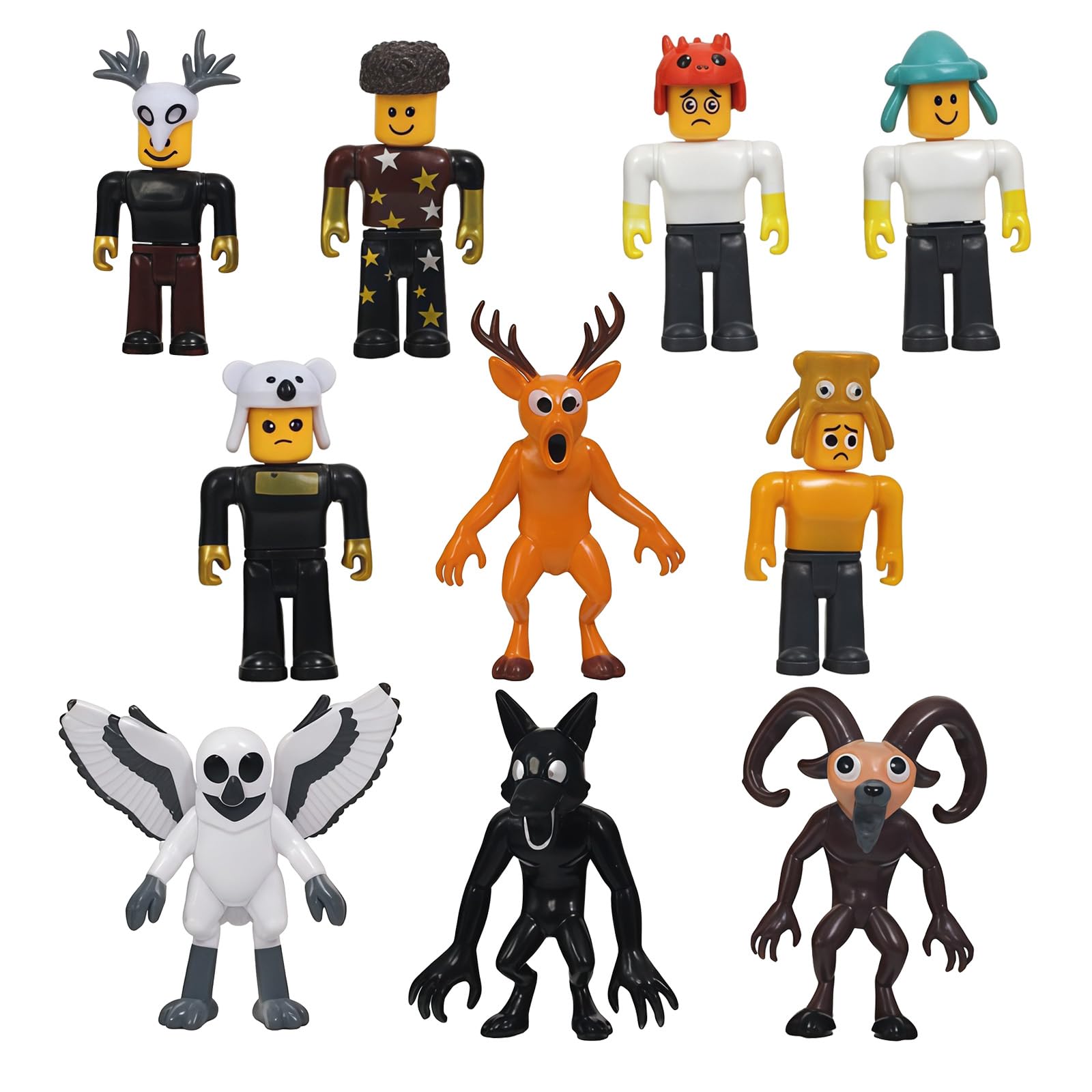 10PCS 99 Nights in the Forest Figures